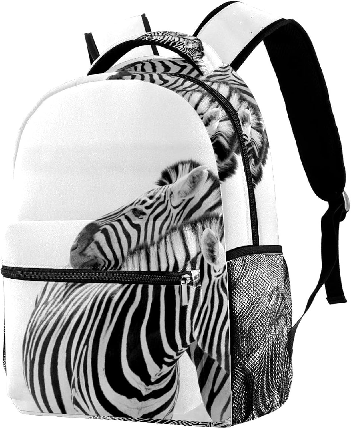 Zebra Backpack Students Shoulder Bags Travel Bag College School Tote Backpacks image number 2
