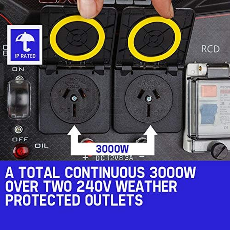 Genpower 4.2Kw Peak 3Kw Rated Generator 4-Stroke Single Phase Petrol Generator image number 5