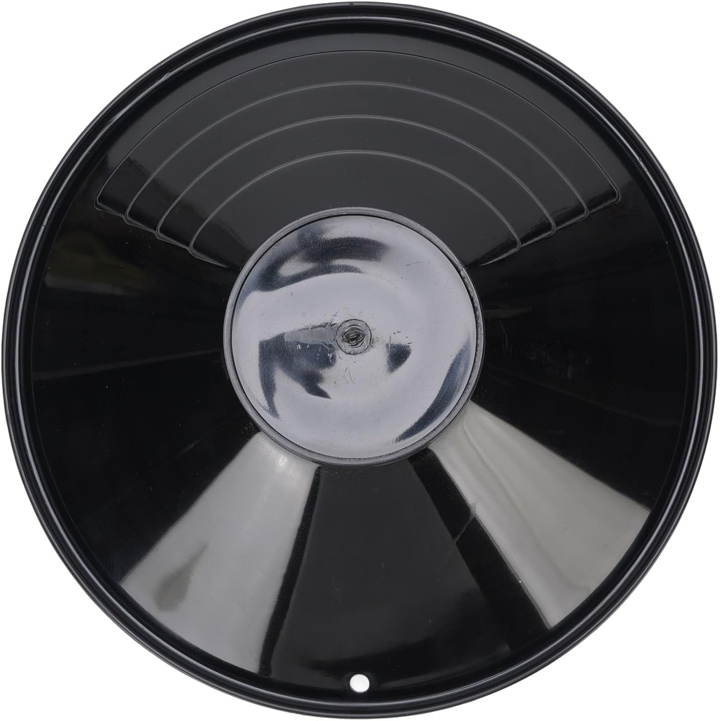 10 Inch Gold Panning Pan, Black Gold Pans for Easier Mining and Prospecting, ABS Lightweight Outdoor Gold Prospecting Collection Tool for Beginners and Experiments image number 3