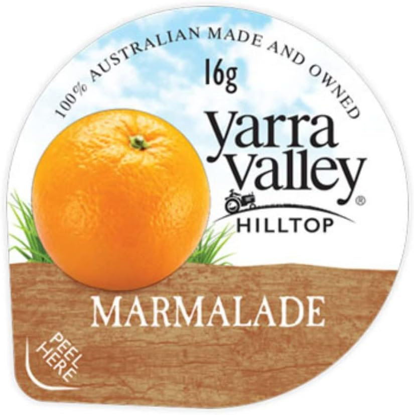 Yarra Valley Hilltop Marmalade Portion Control Jam (Pack of 200)