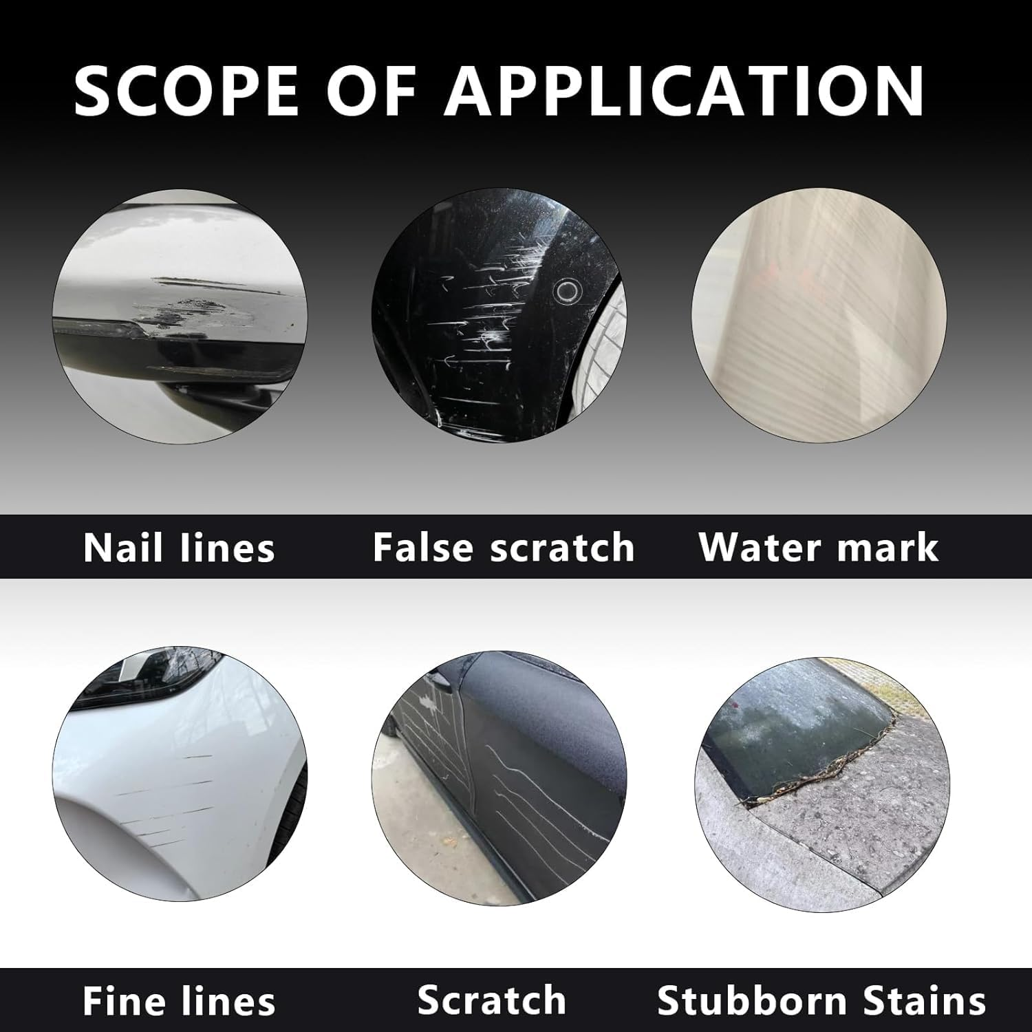 Madinae Scratch Pen, Magic Car Scratch Removal Pen, All Cars Magic Pens, Easy Use Repair Set - Quick Fix, Easy Use Weatherproof Lasting Fits Colors (3Pcs)