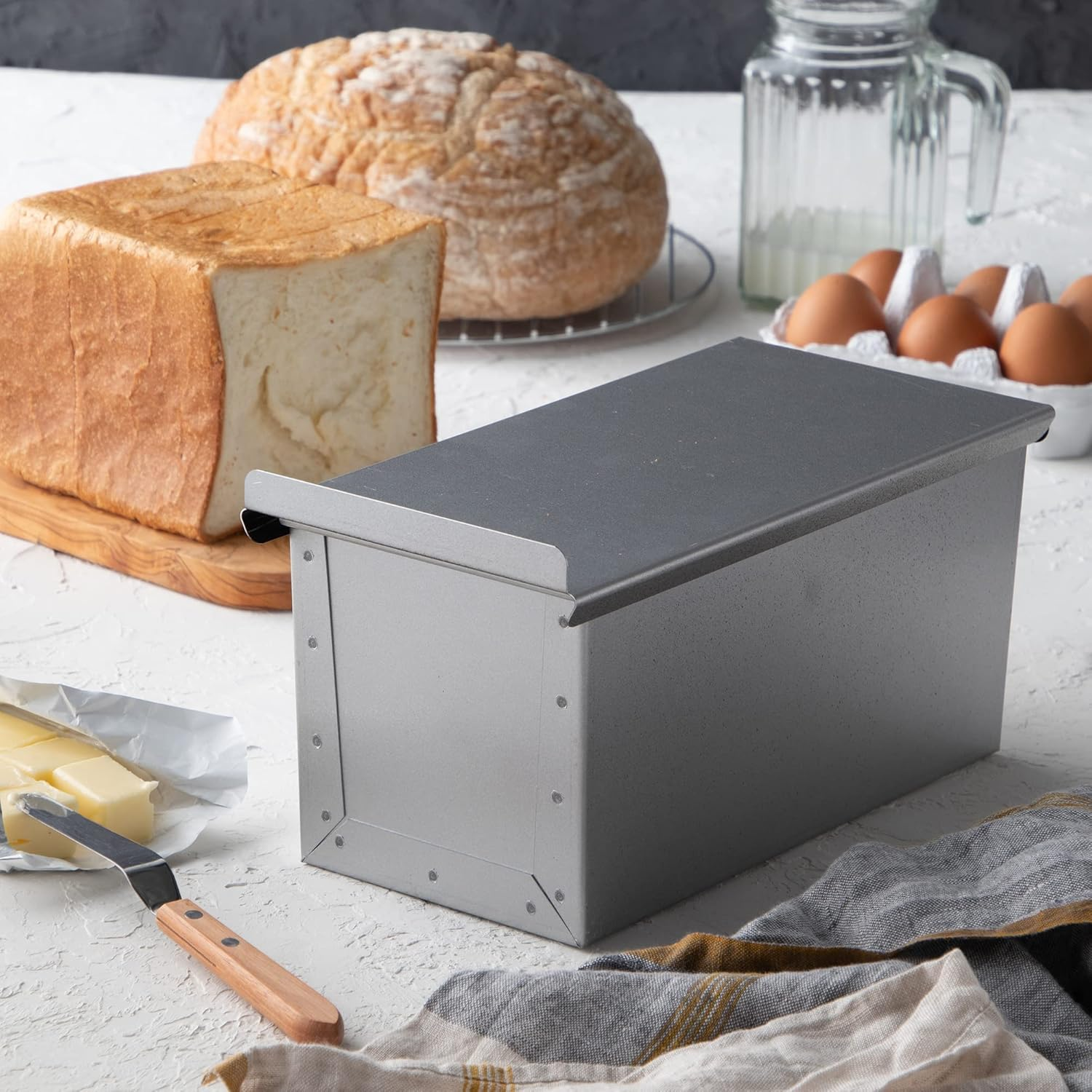 Endoshoji TKG WSY1502 Bread Mold, 0.5 Loaf, Depth X Width X Height 8.3 X 4.7 Inches (210 X 112 X 102 X 120 Mm), Altite Material Is Heat Resistant and Easy to Remove, Easy Care, Professional Use, image number 5