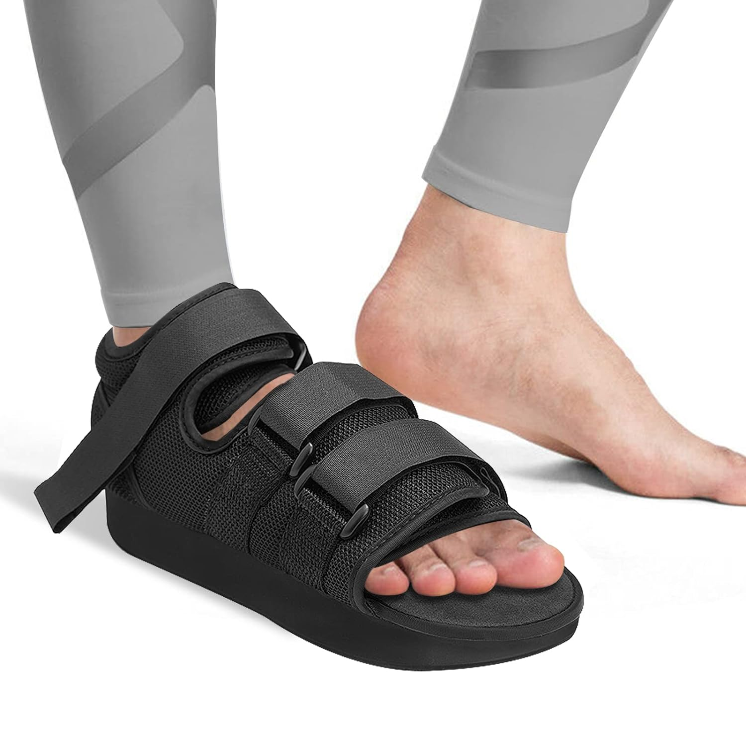 Post Op Shoe for Broken Toe Medical Walking Shoe Cast Foot Brace for Foot Surgery Operation Fracture or Ulcer (S) image number 4