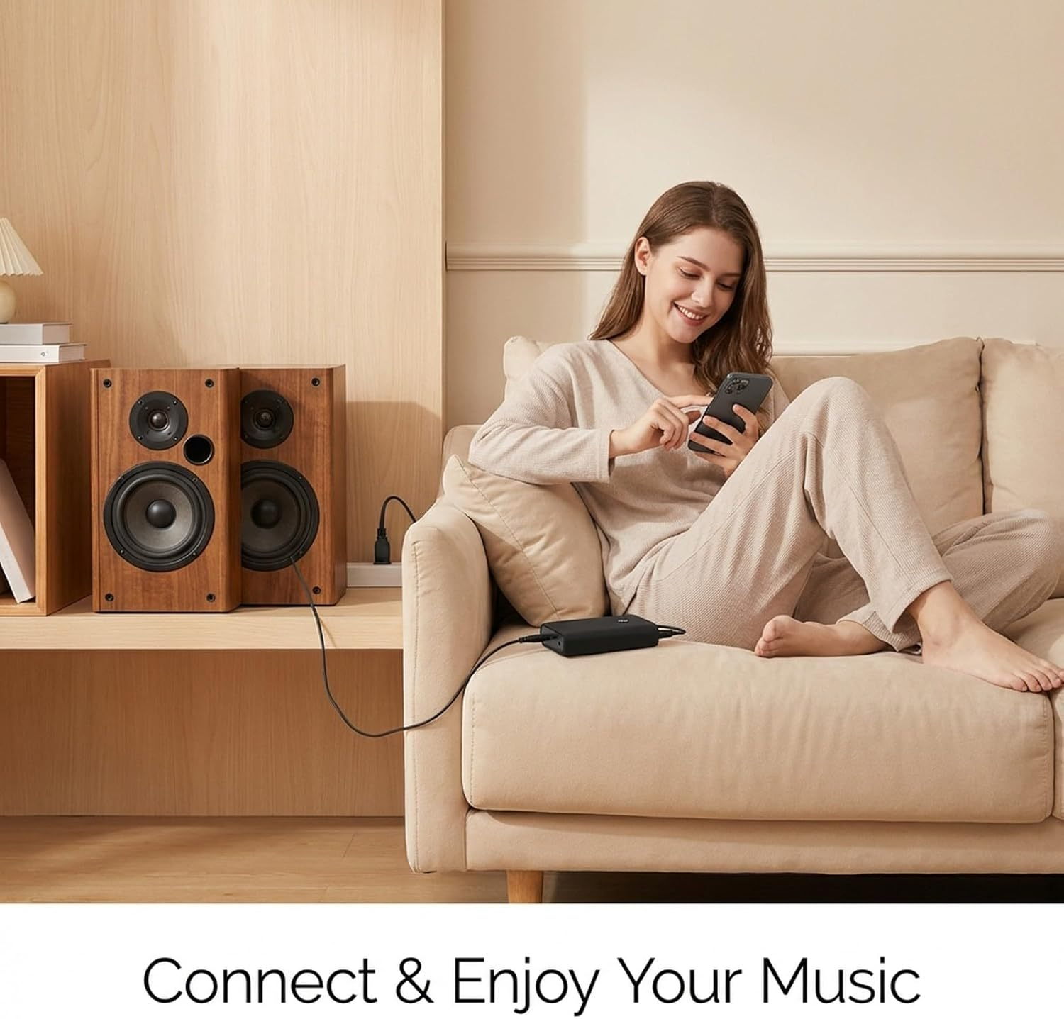 5.3 Bluetooth Transmitter Receiver, 2 in 1 Wireless Adapter with 3.5Mm Jack - Low Latency Audio, Stable Connection, Ideal Wireless Audio Receivers & Adapters for TV and Home Theater image number 1