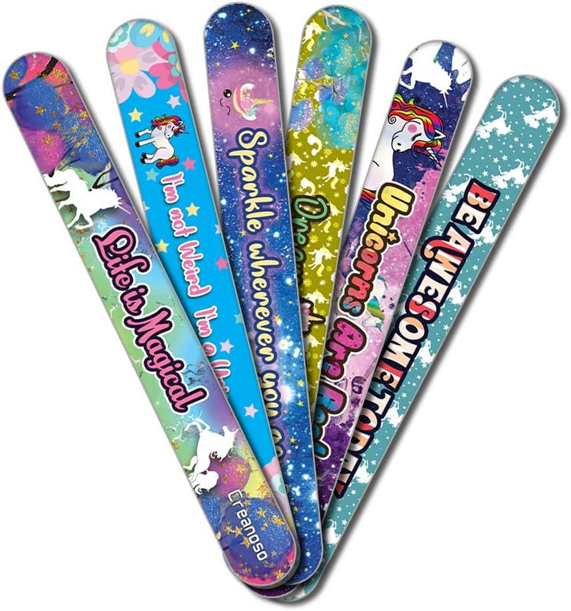 Creanoso Unicorn Emery Board (24-Pack) - Handy Nail Accessories - for Manicure Pedicure - Keep Your Fingernails and Toenails in Tip-Top Shape - Great Stocking Stuffers &ndash; Beauty Need Essentials image number 5