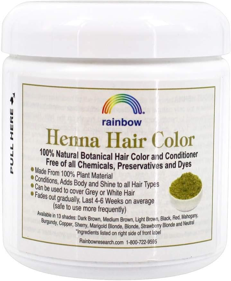 (Blonde) - Rainbow Research Henna Persian Blonde Hair Colour and Conditioner Organic 113 G