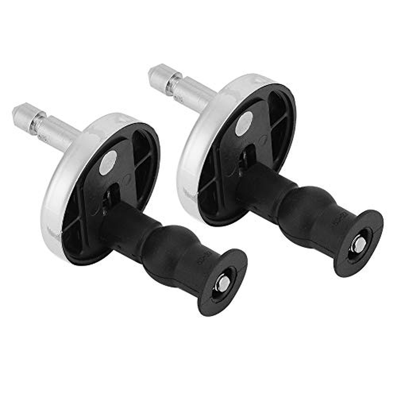 Yosoo Universal Toilet Seat Hinge Bolt Screw for Top Mount Toilet Seat Hinges, Expanding Rubber Top Nuts Screw Accessories, Toilet Seat Hinge Replacement Parts for Home Bathroom (Two Buckle) image number 4