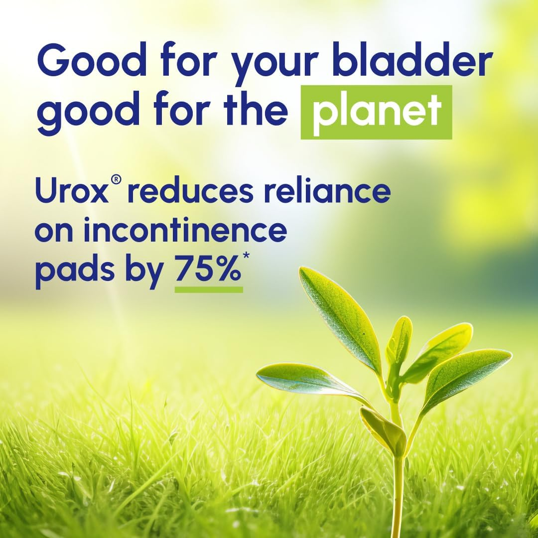 UROX Bladder Control, Effective Bladder Support Supplement for Men & Women, Helps Reduce Incontinence, Urinary Leakage, Frequency, Urgency, 60 Vegetarian Capsules image number 3