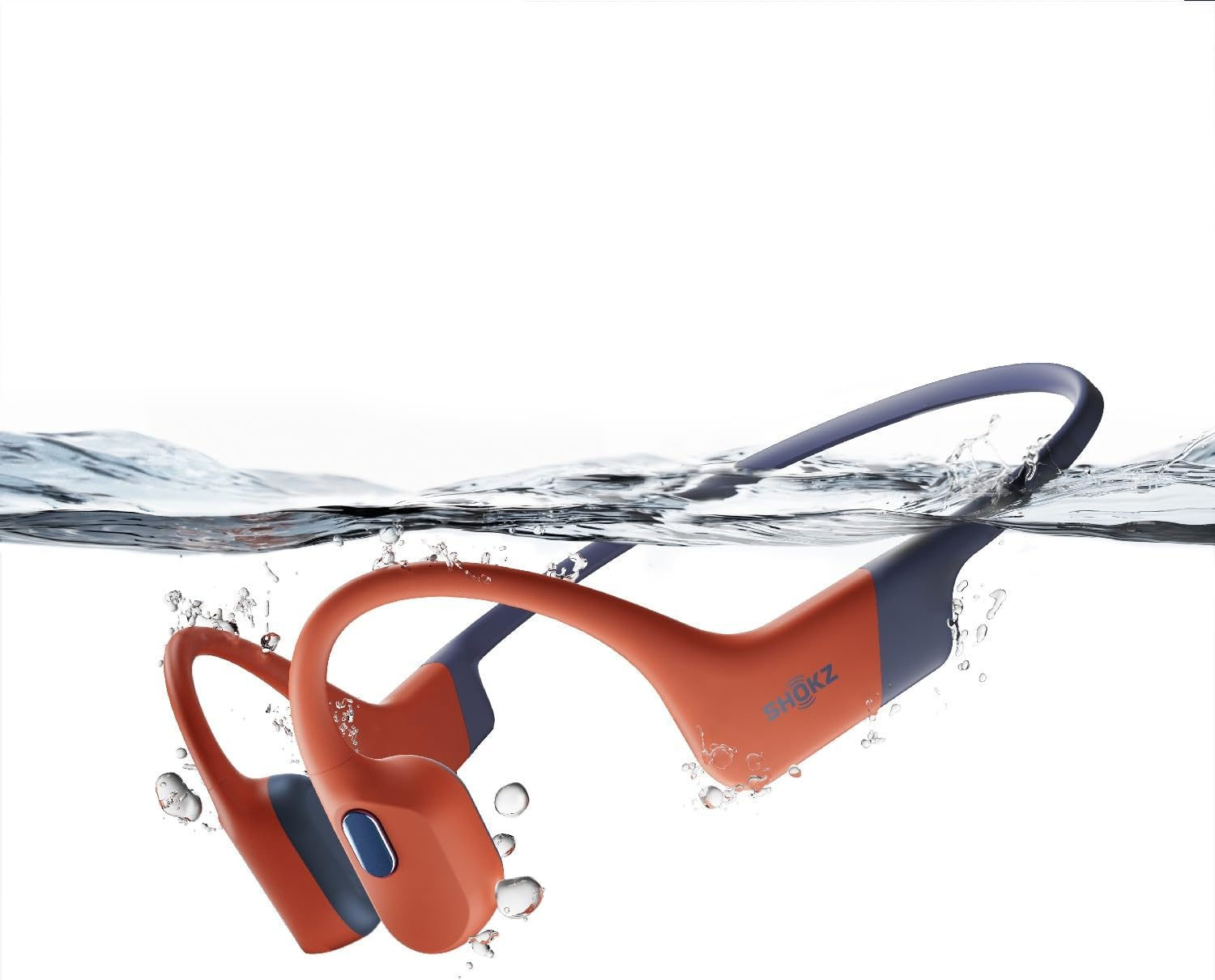 SHOKZ S710-ST-RD Bluetooth Sports Headphones - Black/Red image number 1