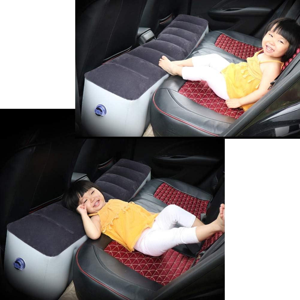 OGLAND Inflatable Car Air Travel Bed Mattress for Back Seat Gap Pad, 130&times;27&times;33 Cm Auto Accessories Inflation Bed without AIR Pump