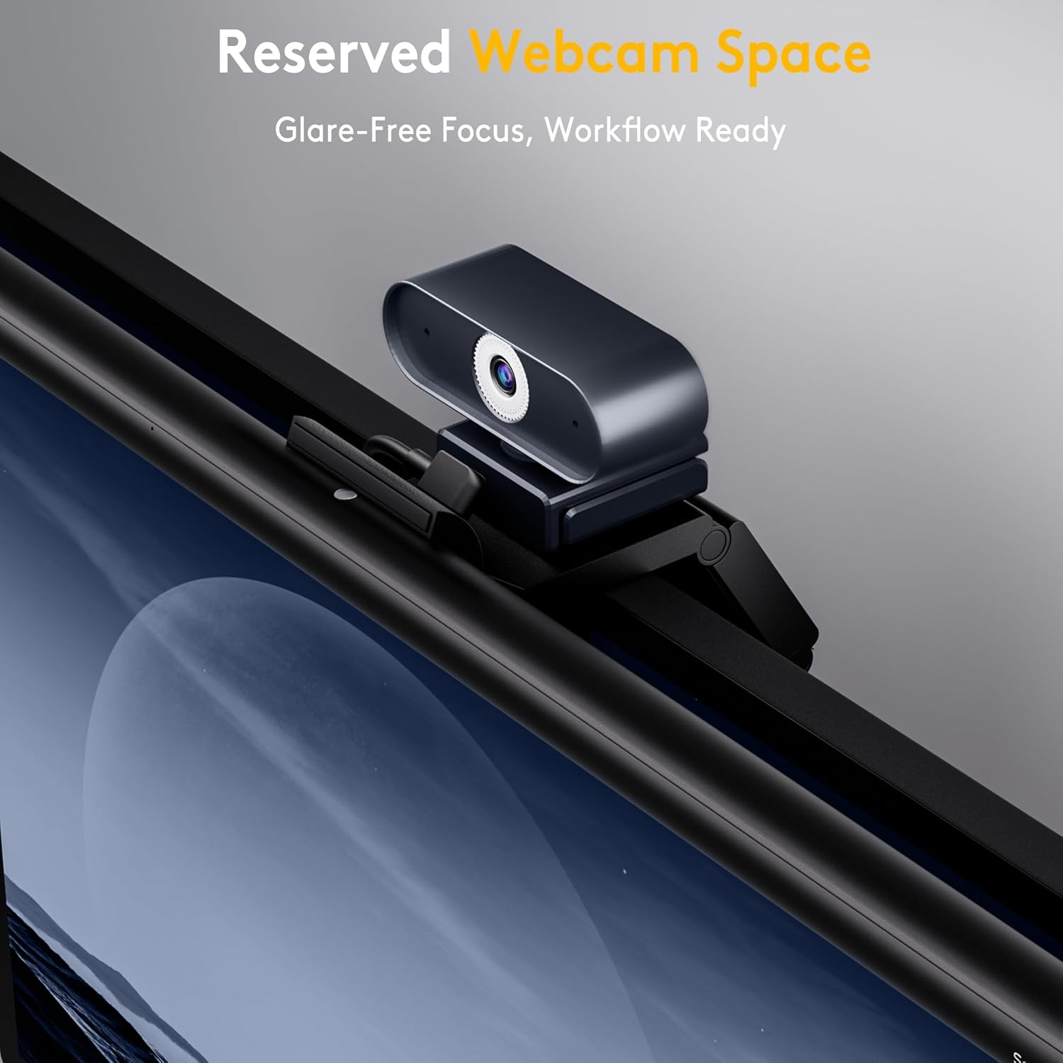 Quntis Screen Light Bar, Radar Motion Sensor & Camera Base, Remote Control Monitor Lamp with 5 Colors & Dimming, 52Cm Eye-Care Desk Lamp for Gamer Designer Home Office, Fit Curved & All Screens image number 6