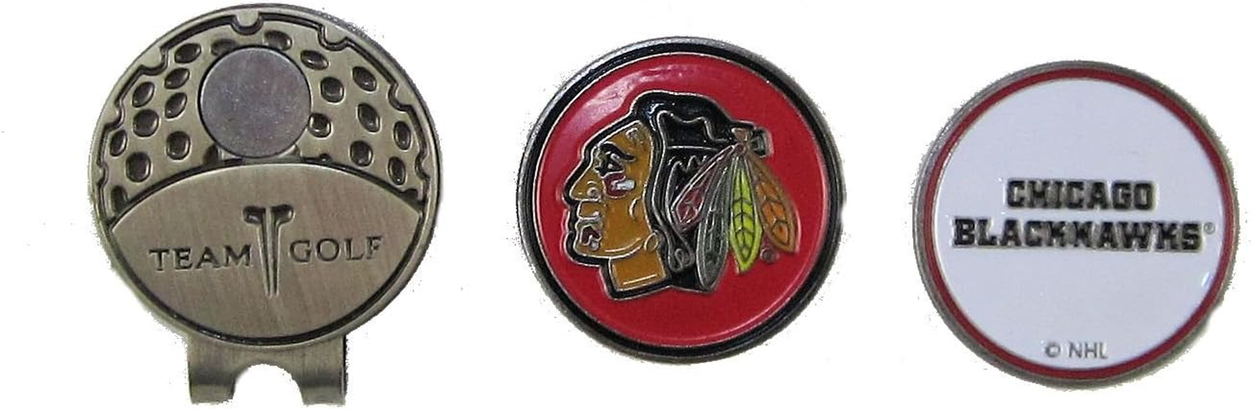Team Golf NHL Golf Cap Clip with 2 Removable Double-Sided Enamel Magnetic Ball Markers, Attaches Easily to Hats image number 3