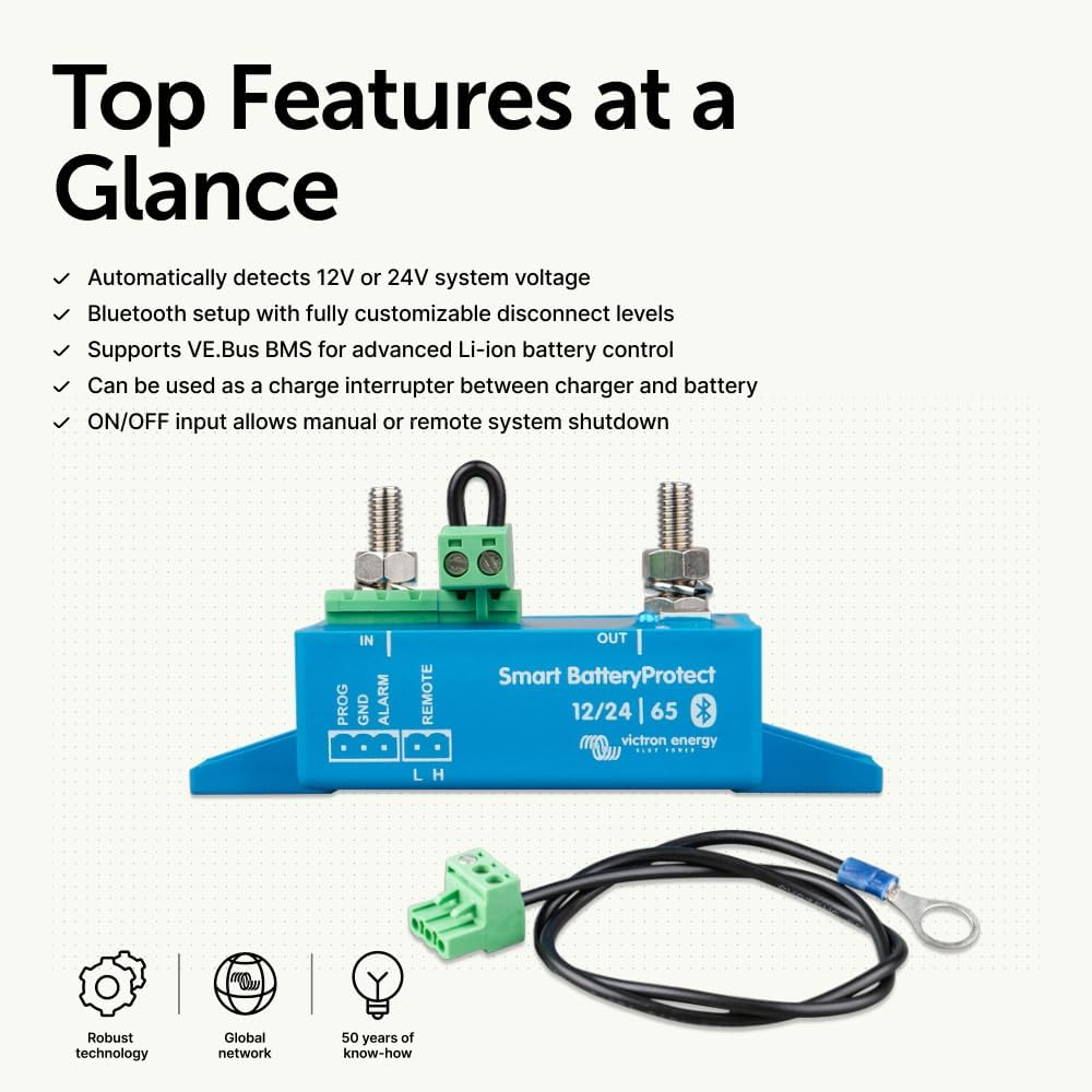 Victron Energy Smart Batteryprotect 12/24-Volt 65 Amp (Bluetooth) image number 6