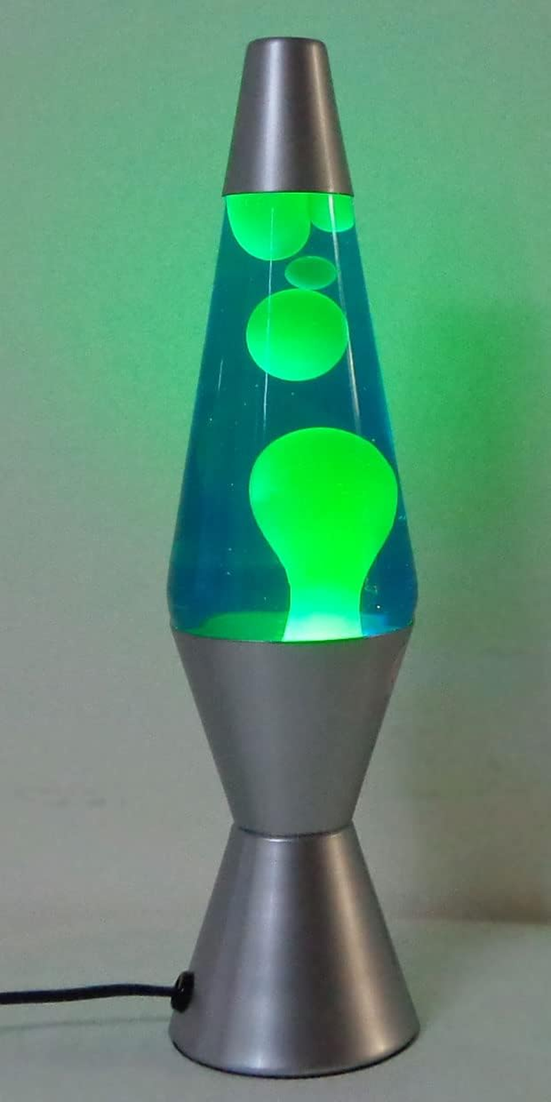 EOE Lava Table Lamp, 36 Cm Height, Blue/Yellow image number 1