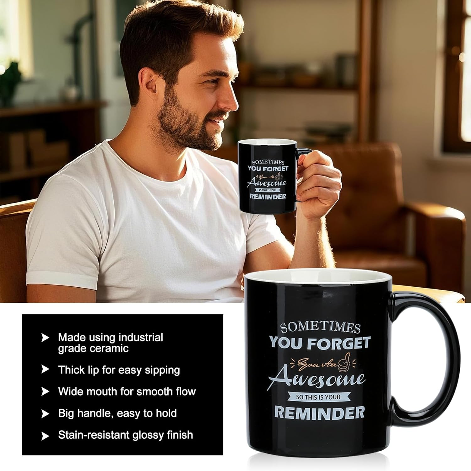 Gifts for Men Who Have Everything, Birthday Gifts for Men Dad, Funny Men Gift Baskets for Men, Boyfriend Husband Anniversary Retirement Fathers Day G-I-F-T for Dad Grandpa Men Birthday Gift Ideas image number 5