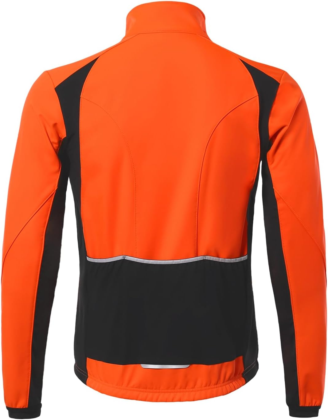 BERGRISAR Winter Cycling Jacket for Men Softshell Windproof Thermal Fleece Bike Clothing Running Jacket Windbreaker image number 7