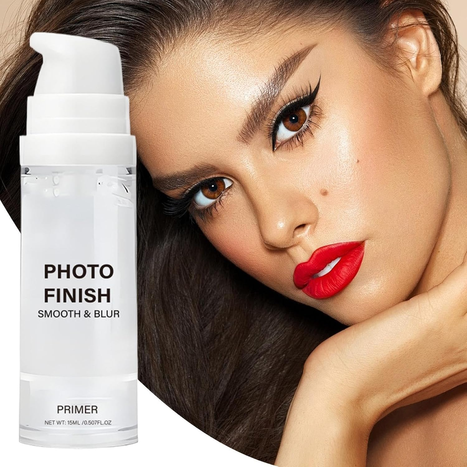 Primer for Face before Makeup - 15Ml Nourishing Matte Face Primer | Brighten up Liquid, Light Coverage Concealer for Shine & Smoothing, Most Skin Types image number 6