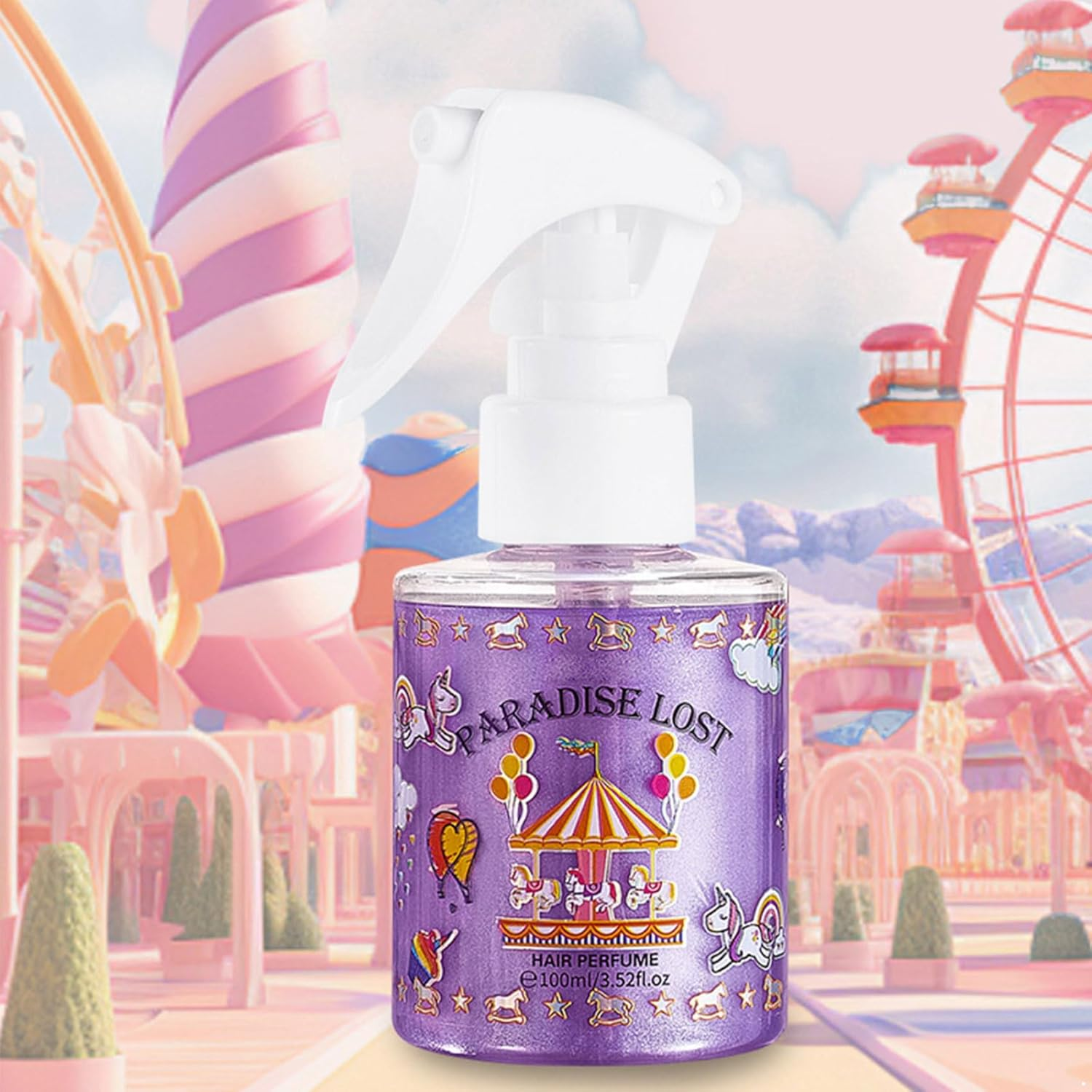 Multi Use Refreshing Fragrance Spray for Body Hair and Clothes Long Lasting Scent for Women and Men Lavender One Size - Lavender image number 2