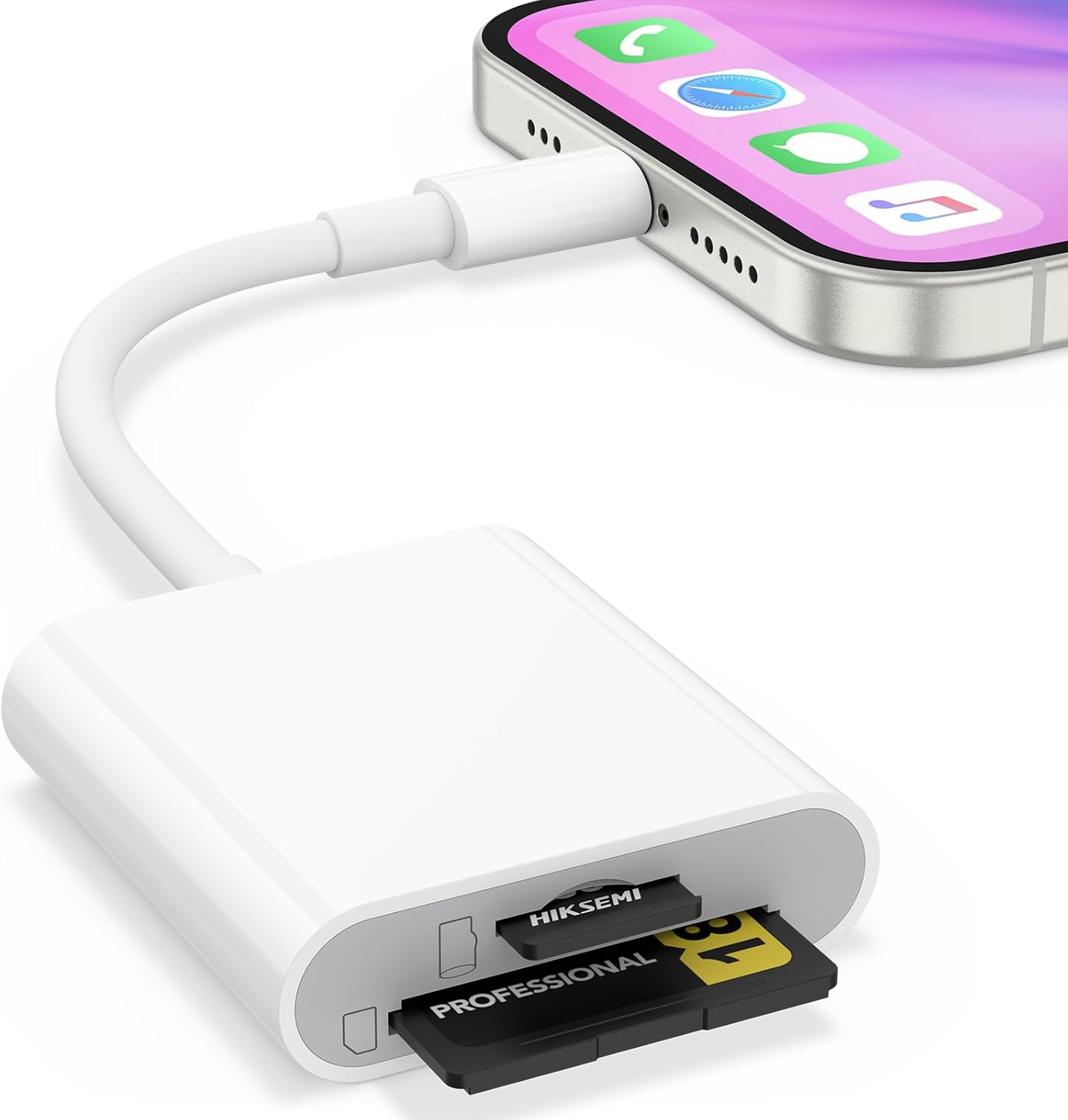 SD/TF Card Reader for Iphone 16 15 Pro Max Plus, USB C to SD/TF Memory Card Reader for Samsung Galaxy S25/S24/S23, Android, Camera, PC, Laptop (SD/TF to USB C) image number 2