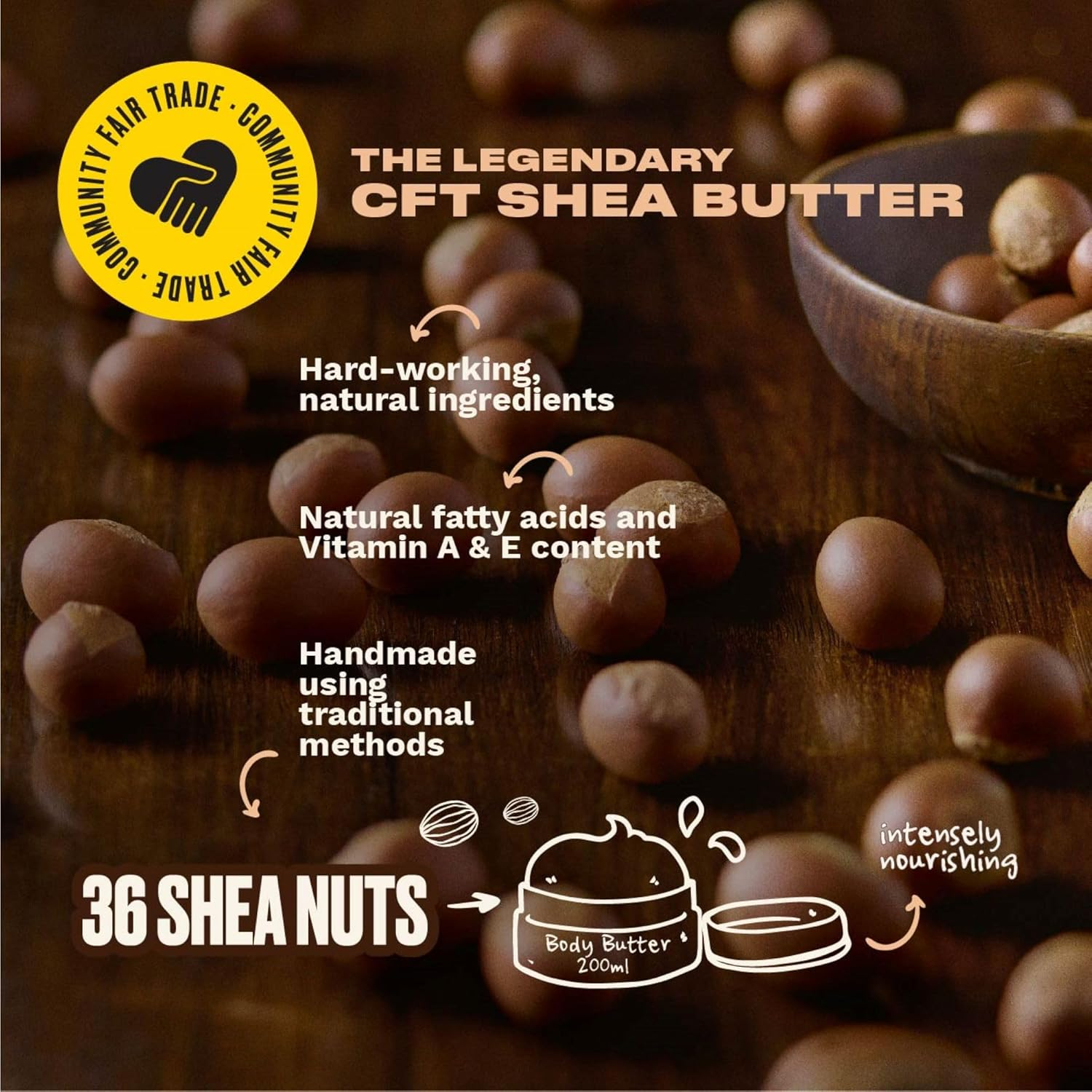 The Body Shop Shea Body Butter &ndash; Hydrating & Moisturizing Skincare for Very Dry Skin &ndash; Vegan &ndash; 6.4 Oz image number 3