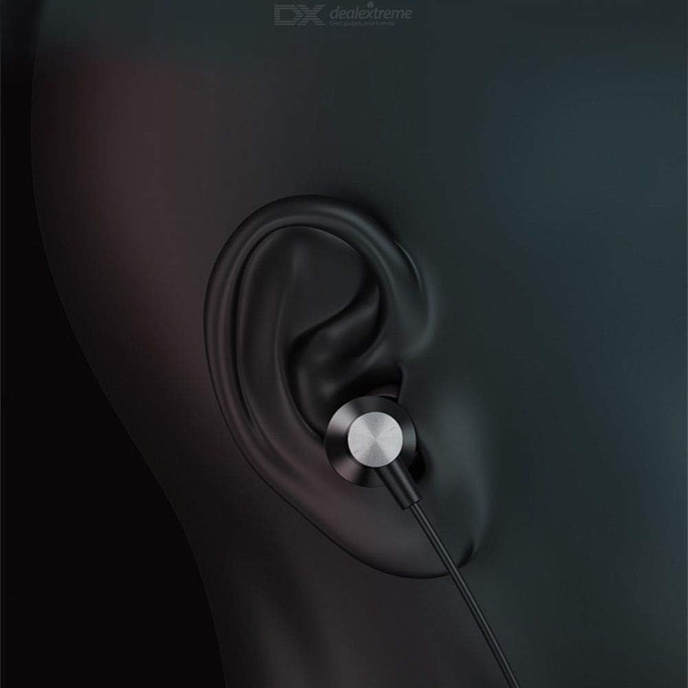 Remax RM-560 Type-C Metal Wired Earphone, Black image number 1