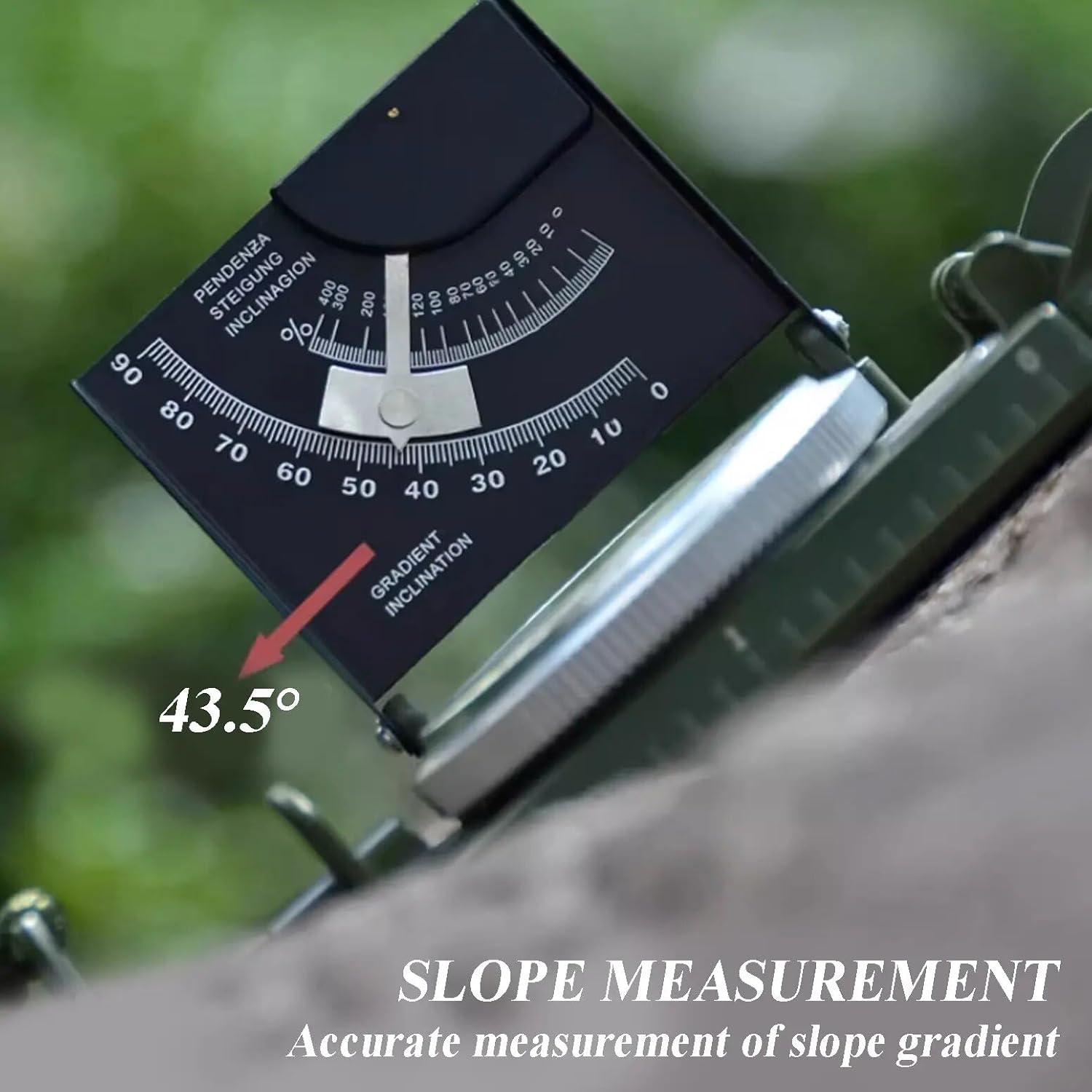 Yotsuba Compass, Miltiary Grade Compass with Lensatic Sighting and Clinometer for Hiking, Camping - Waterproof, Durable. and Pocket-Sized image number 5