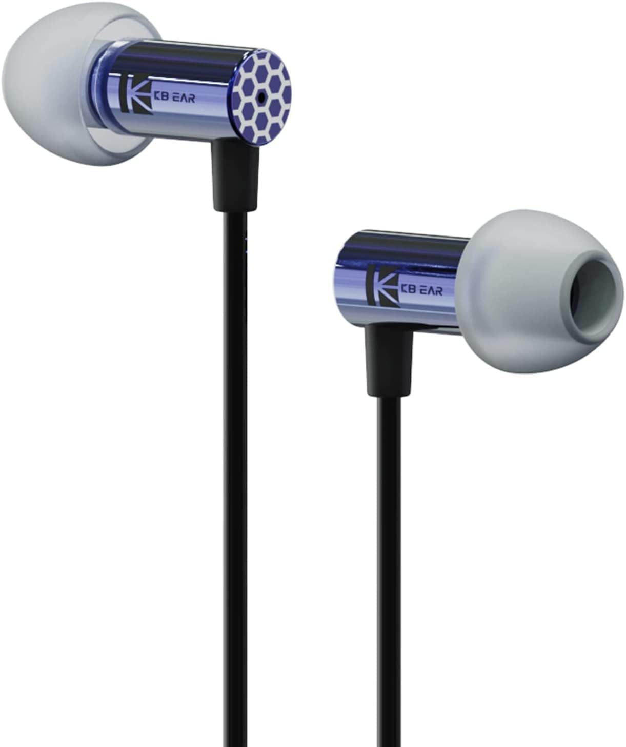 Yinyoo Wired Earbuds Headphones, KBEAR Little Q Lightweight in Ear Monitor Gaming Headphones for Android Phone, Thickened PVC Cable, Noise Isolating Deep Bass Earphones for Travel Relaxation Sleep image number 5