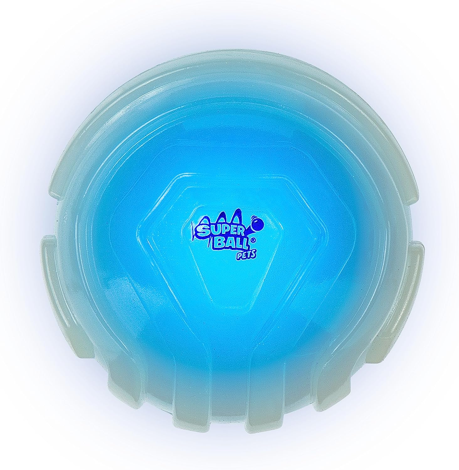 Jazwares Wham-O Pets Superball Bounce Glow Light - 2.5-Inch Light-Up Dog Ball with Encased LED Light and Durable BPA Free Rubber image number 3