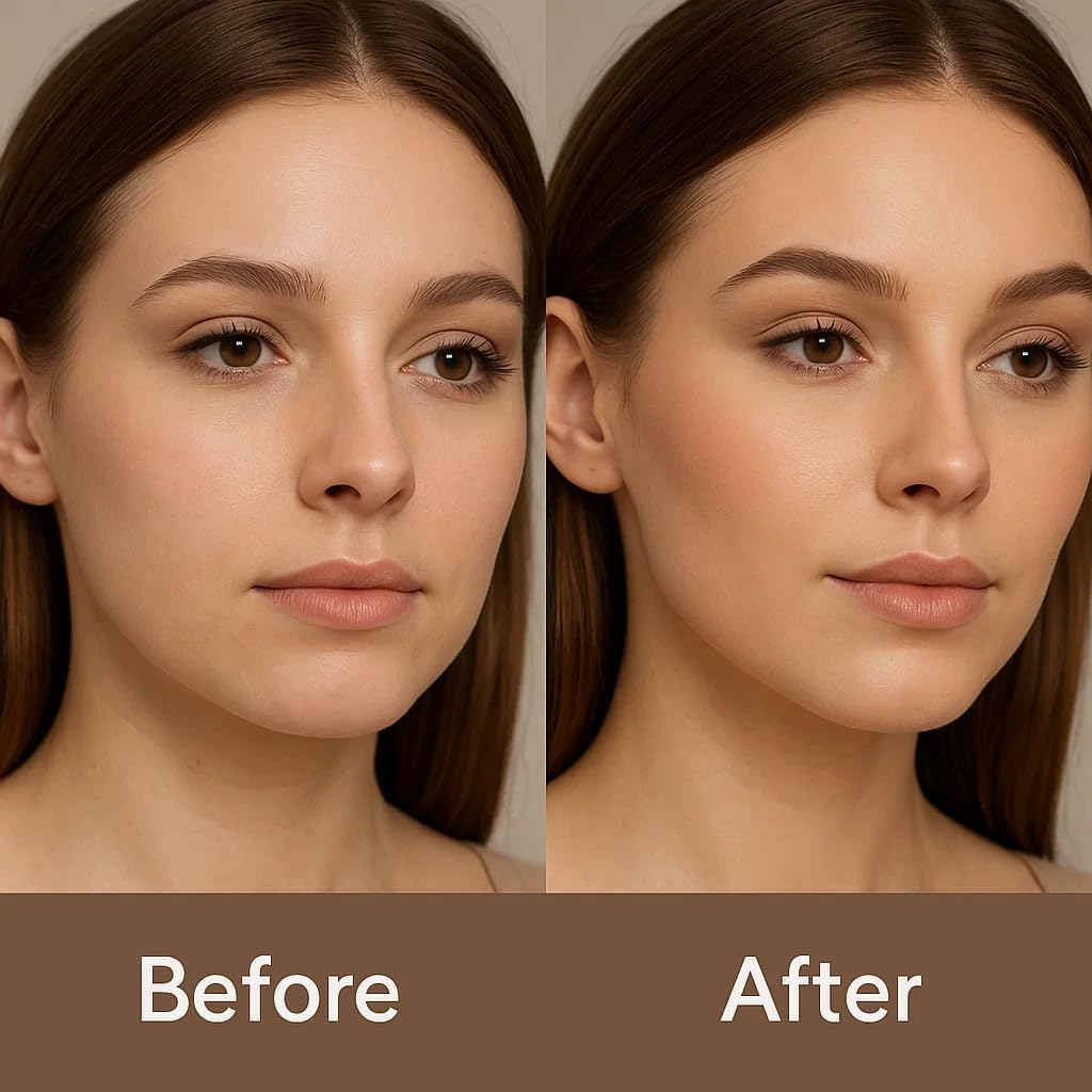 Cool Contour Makeup Stick - Soft Grey-Brown, Long-Lasting, Sweat-Proof Facial Bronzer for Natural Contouring - Rich, Easy-To-Blend Colour for Cheek, Nose and Jaw Contouring (01 Cold Grey) - 01Cold Gray image number 4