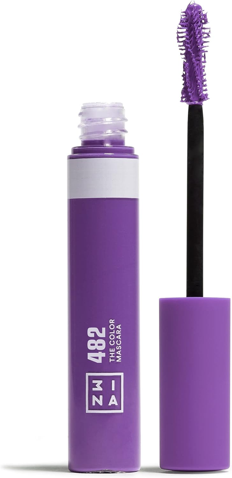 3INA MAKEUP - the Color Mascara 371 - Pink with Keratin - Circumference and Definition - Colourful for Sensitive Eyes and Long Lasting - Highly Pigmented - Vegan - Cruelty Free