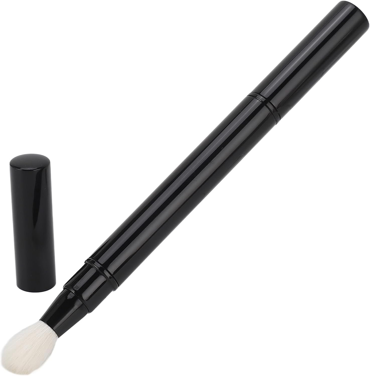 Asixxsix Concealer Brush, 2 in 1 Double Ended Retractable Portable Make up Brush, Automatic Sealing Small Soft Firm Easy to Dip Eyeshadow Smudge for Blending Eye Shadow Liner image number 4