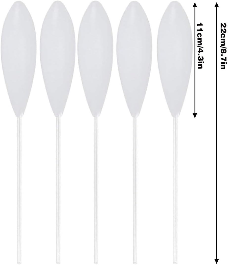 AIMALL Luya Booster Throw Floating Sink Pin for Fishing, 8-Ring Slow Sink Fly Hook Anti-Winding Acrylic Fishing Tackle, 22Cm Total Length, 50G image number 1