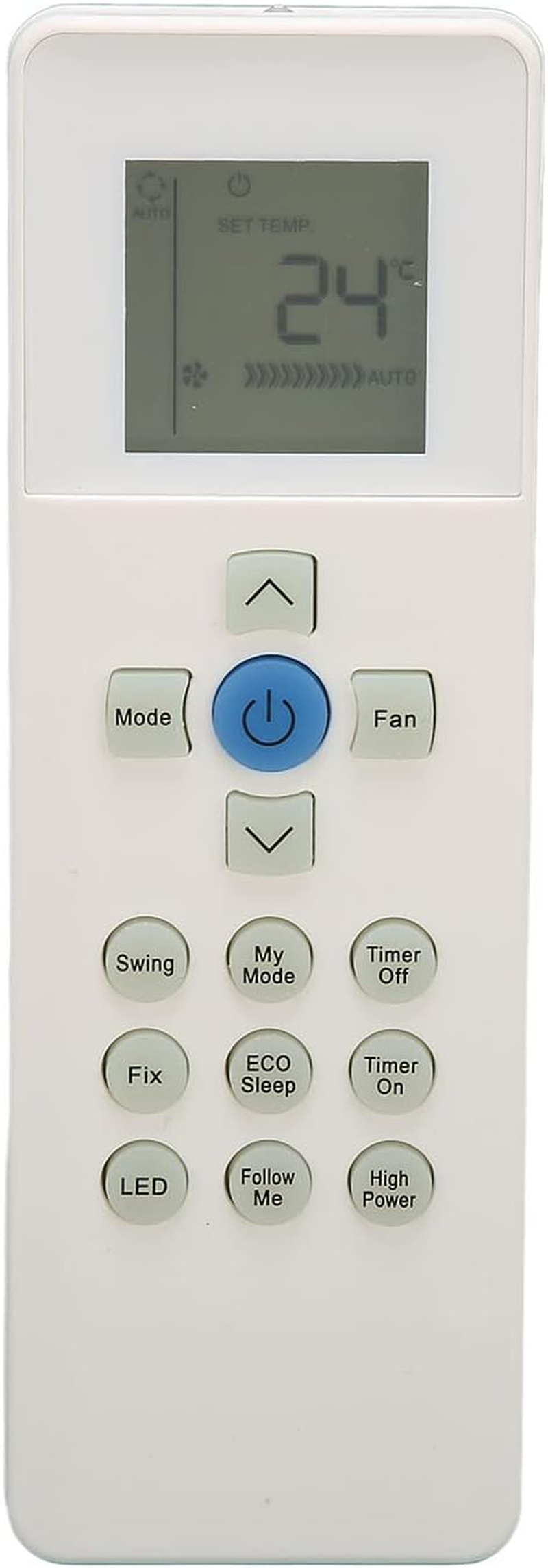Bewinner A/C Remote Control Universal Replacement for Carrier RG67N BGEF RG67V BGEF Models Compatible with Carrier Air Conditioning Units Ideal Fit for Carriers AC Systems Australia Edition image number 1