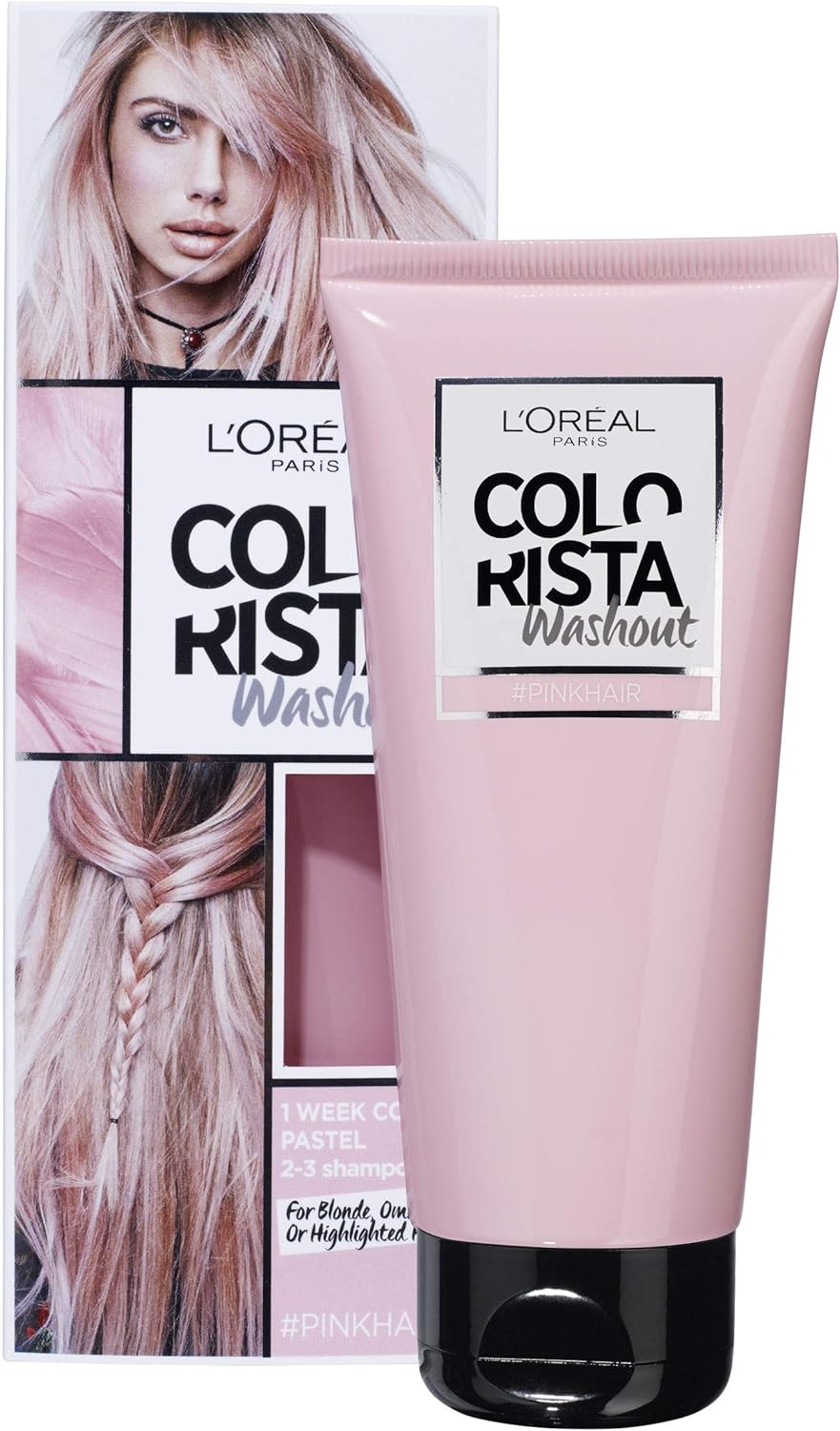 L&rsquo;Or&eacute;al Paris Colourista Washout Turquoise Hair (Semi-Permanent Hair Colour) image number 4