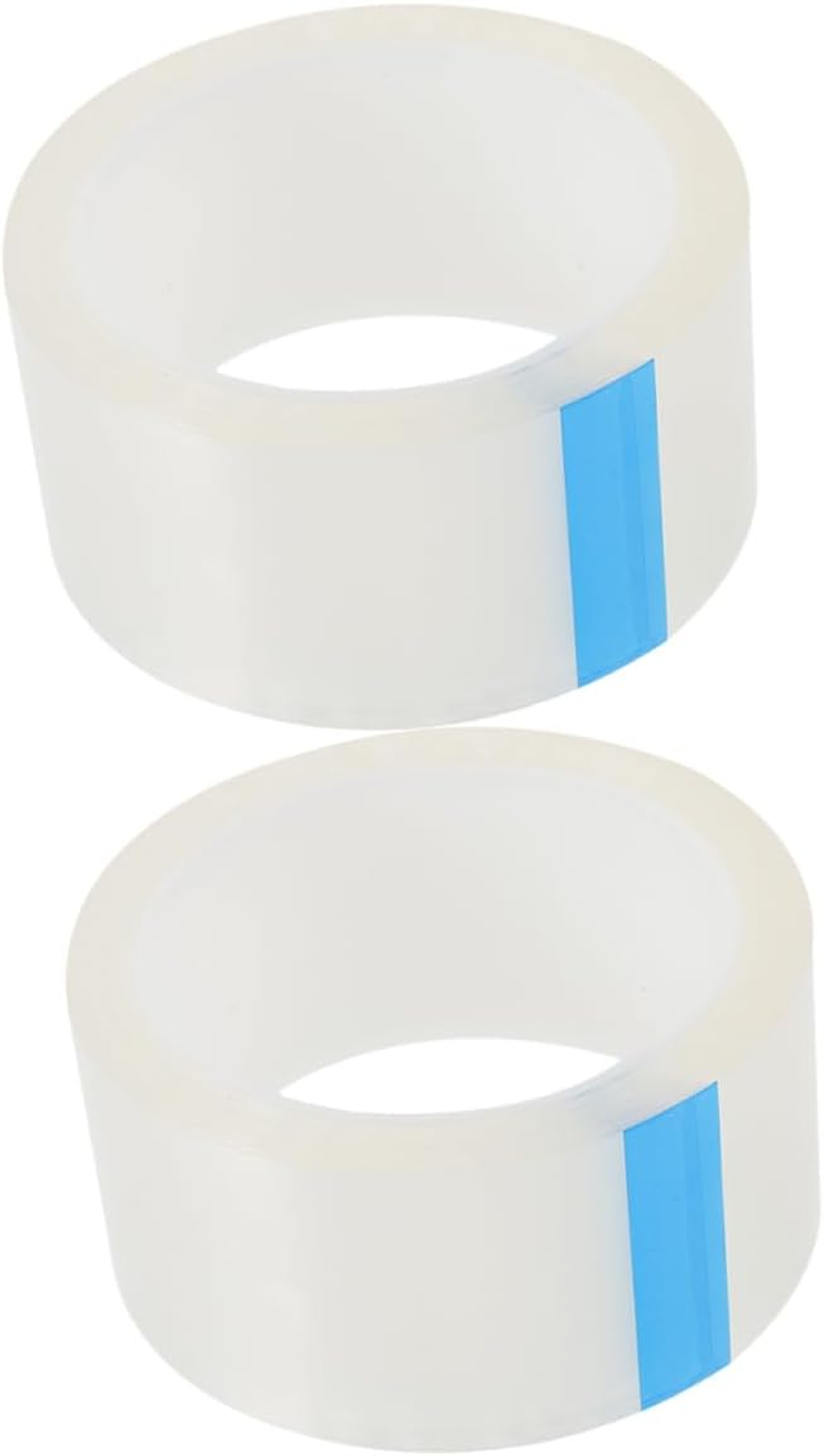 2Rolls Transparent Weather Stripping Seal Tape Wide High Adhesion Window and Door Seal for Dust Wind and Insulation image number 2