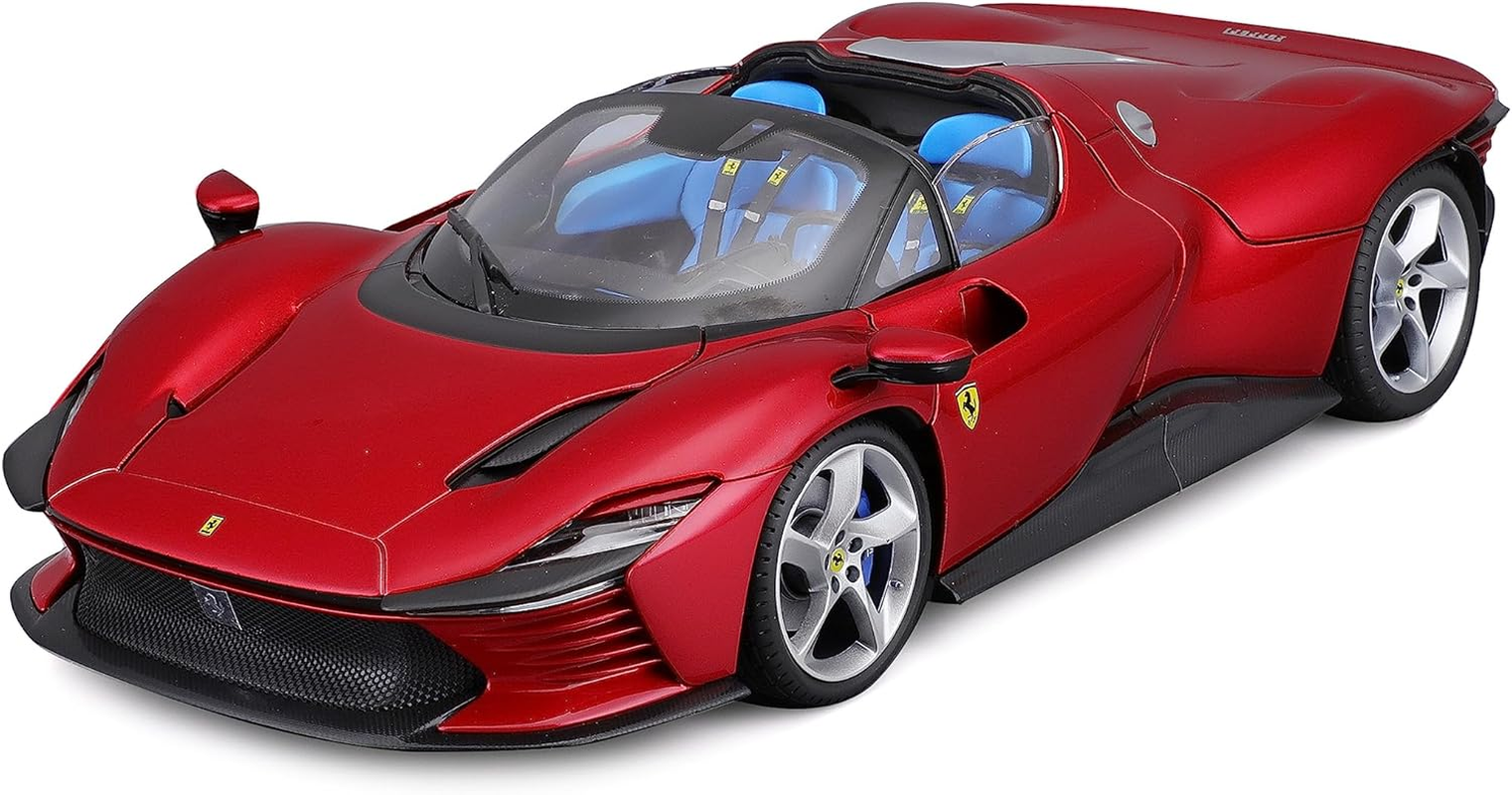 Bburago -Ferrari Signature - Daytona SP3-1:18 Scale Vehicle Reproduction - Red Metal - Collectable Toy for Children from 14 Years - 16913R image number 3