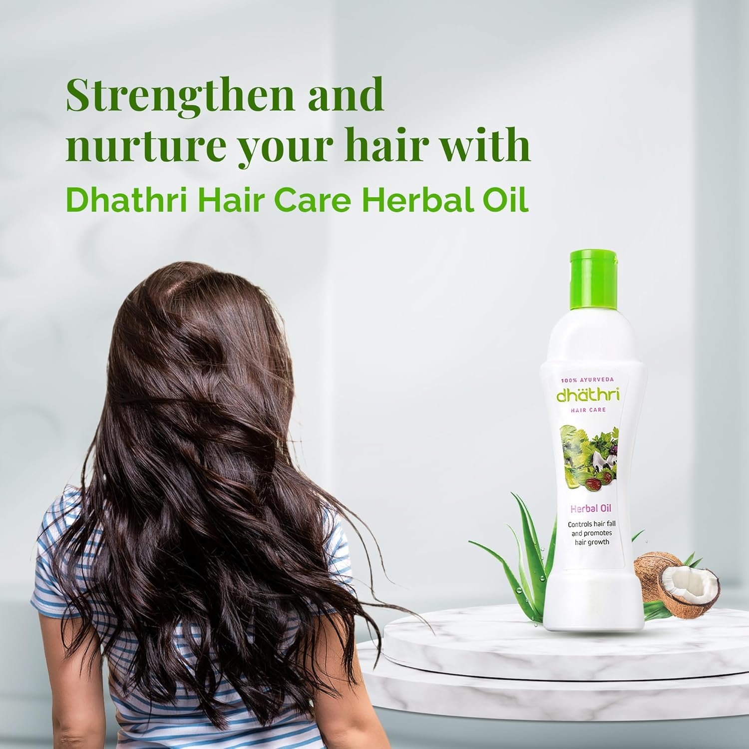 Dhathri HAIR CARE Herbal Oil Pack of 1-100 Ml Each image number 3