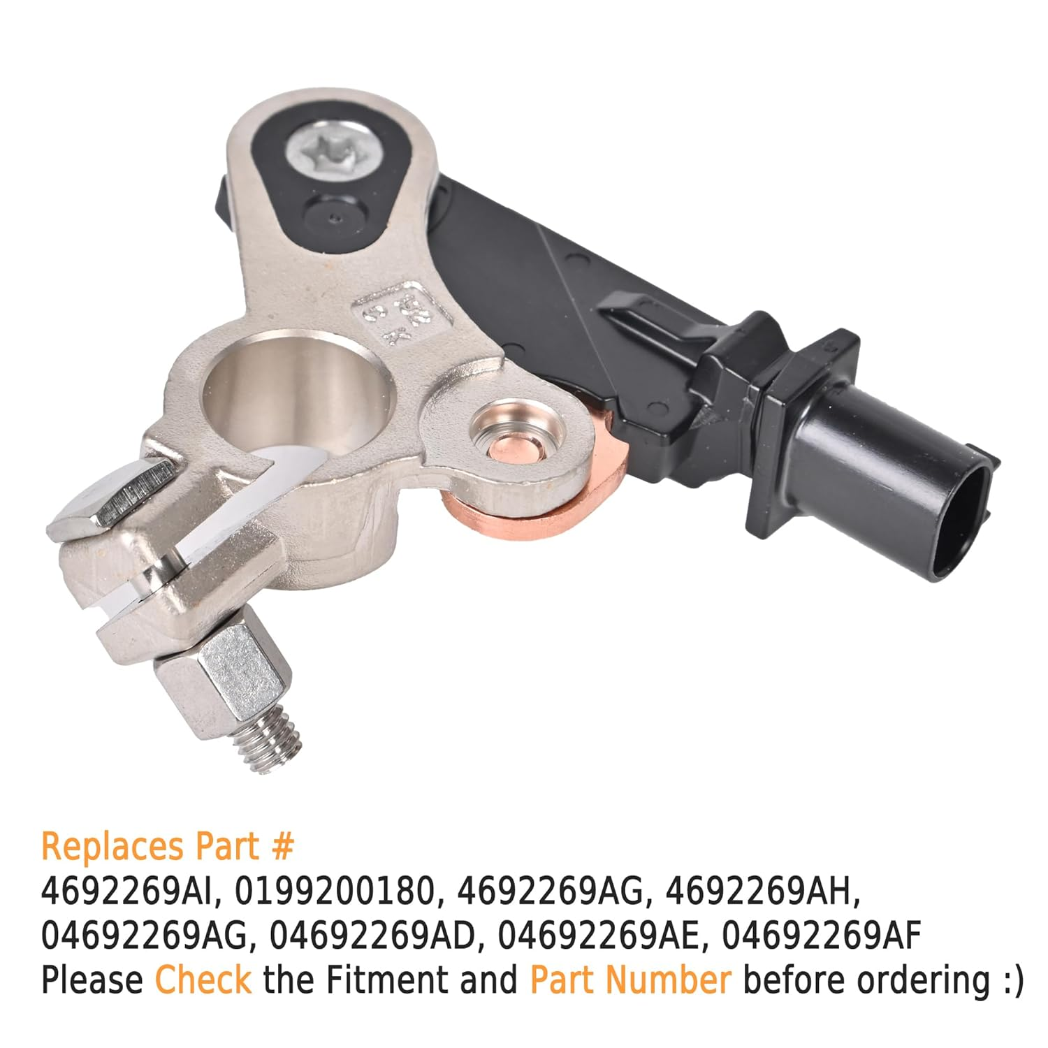 Battery Current Sensor Compatible with Chrysler Dodge Jeep Ram, Battery Sensor Replacement Part, Replaces Number 4692269AI image number 1