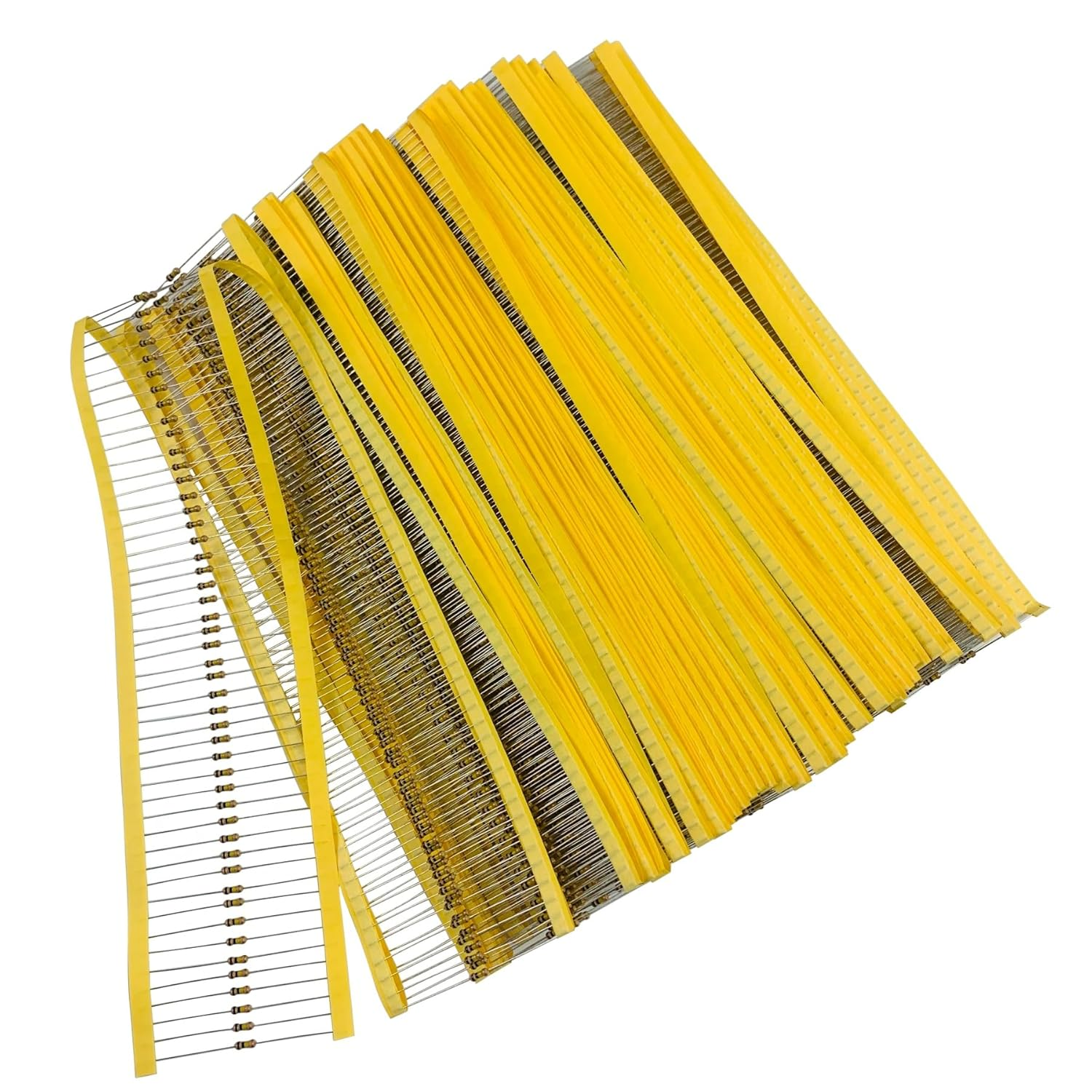 PANMILED 140 Values 1400 Pieces Resistors Assortment Kit 0 Ohm-10M Ohm, 1/4W 5% Carbon Film Resistor Combination Kit, 0.25 Watt Plug-In Resistor Element Packaging image number 3