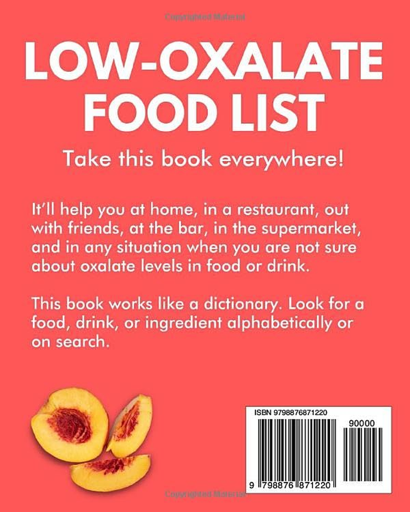 Low-Oxalate Food List: the World&rsquo;S Most Comprehensive Low-Oxalate Ingredient List - Take It Wherever You Go! image number 1