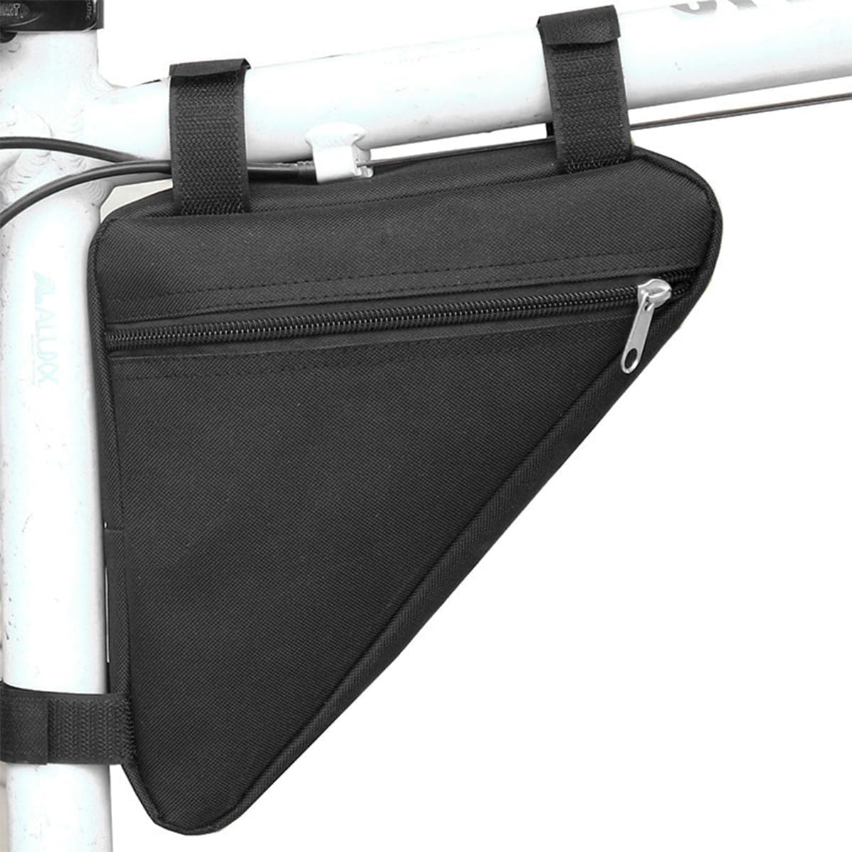ZONADA Bicycle Frame Bag Triangle Bag Bike Storage Bag Bike Front Frame Bag Frame Pouch Bag for Bicycle Lock Tool Rain Jacket Cycling Accessories image number 1
