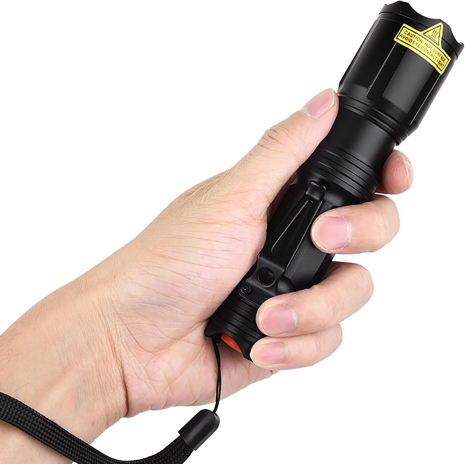 Tunghey 4 in 1 Multicolor Red Green Blue White Flashlight, Single Mode LED Light for Outdoor Activities (Batteries Not Included)