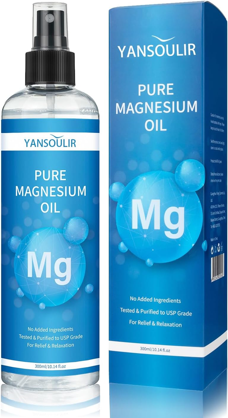 Pure Magnesium Oil Spray - 10 Fl Oz, 100% Organic Magesium Oil, Promotes Calm Sleep and Relaxation, Magnesium Spray for Feet, Sleep, and Body,Fast Absorbent image number 2