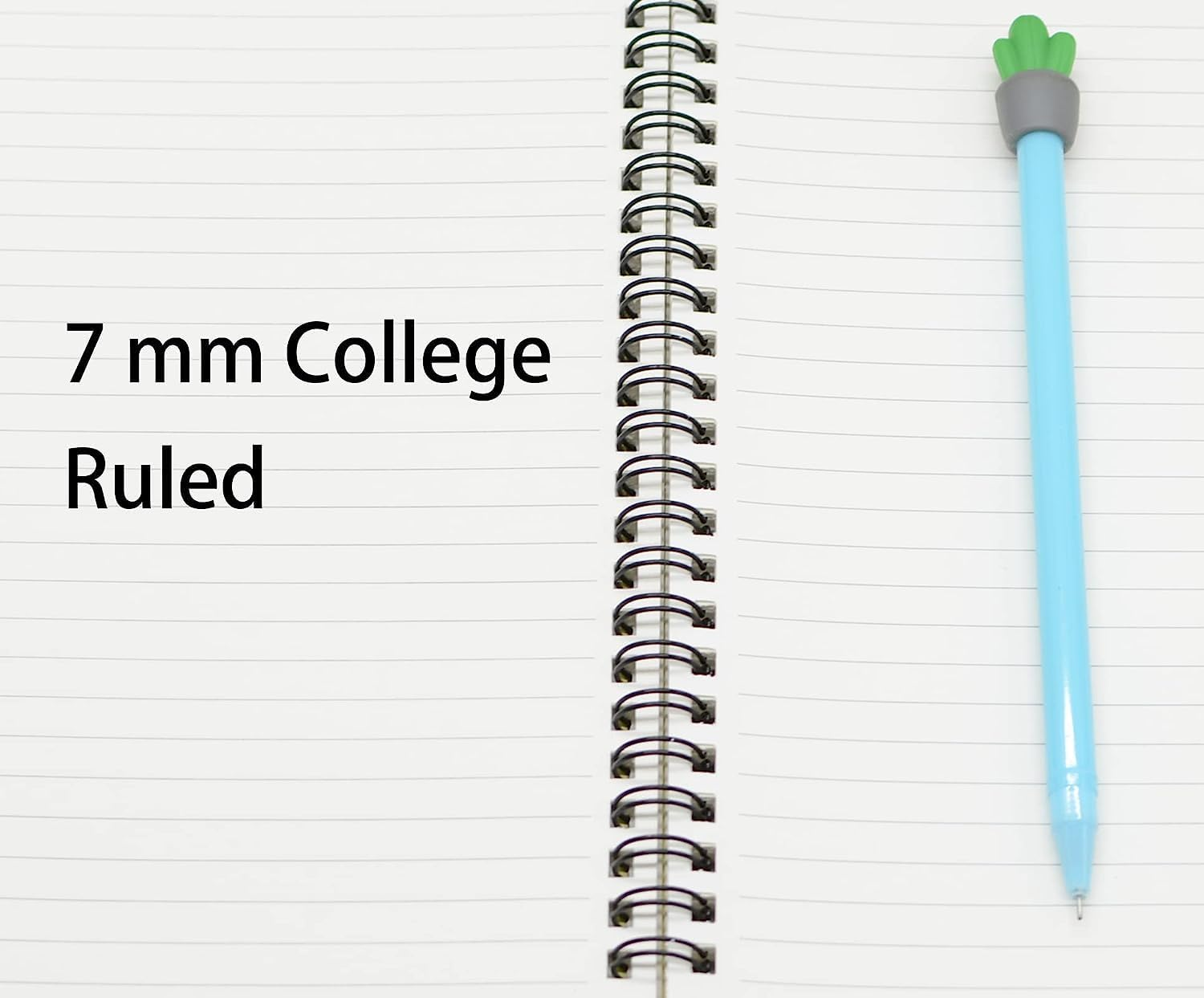 DUOMIAO Spiral Notebook, 4 Pcs A5 Marble Design Thick Hardcover 7Mm College Ruled 80 Sheets -160 Pages Journals for Study and Notes (4 Style A5) (Colorful) image number 6