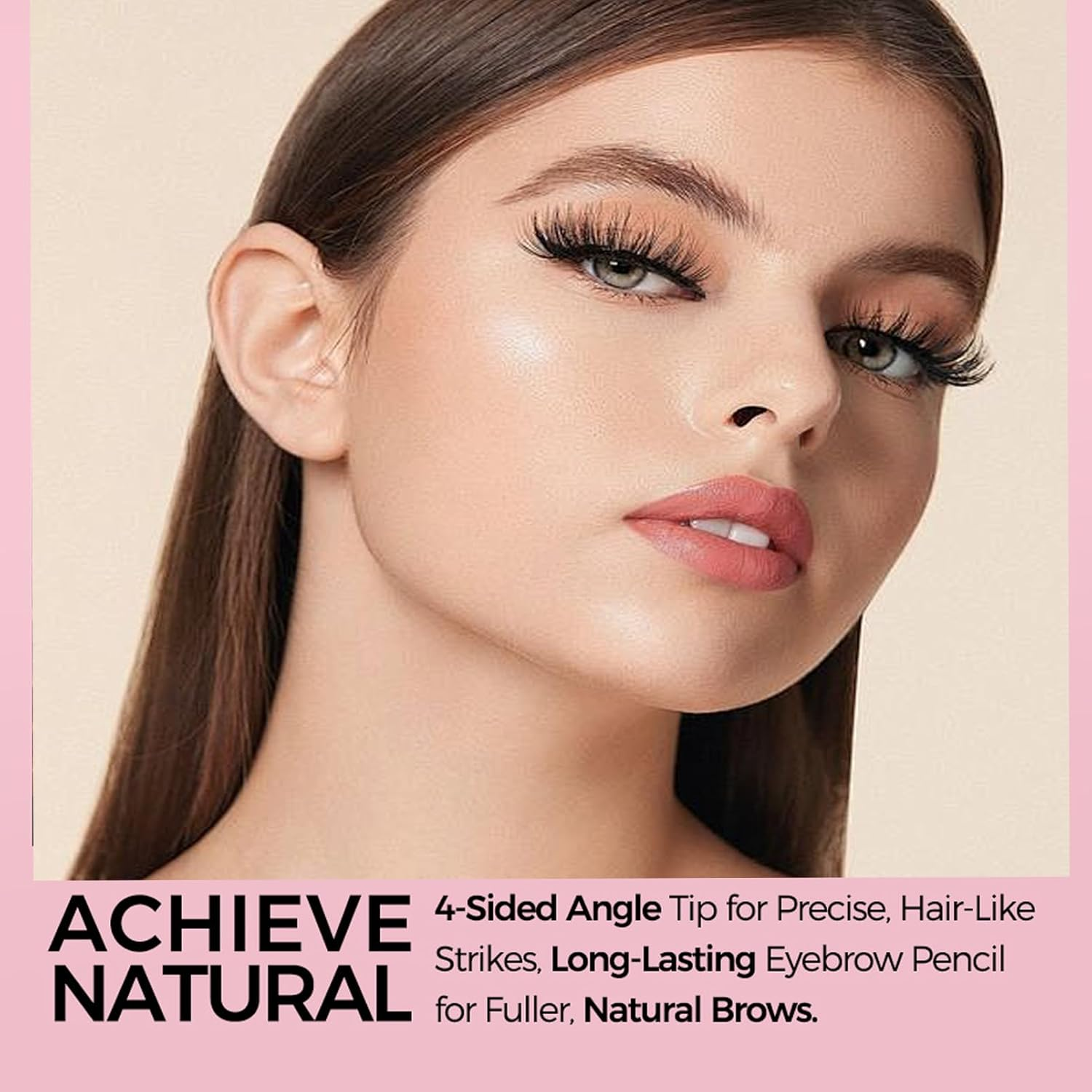 Microblading Liquid Eyebrow Pen - Micro Line, Tint, Filling the Eyebrow, Waterproof and Smudge-Proof Eyebrow Brush Pen for Natural Hair-Like Strokes, Long-Lasting, Mocha image number 5