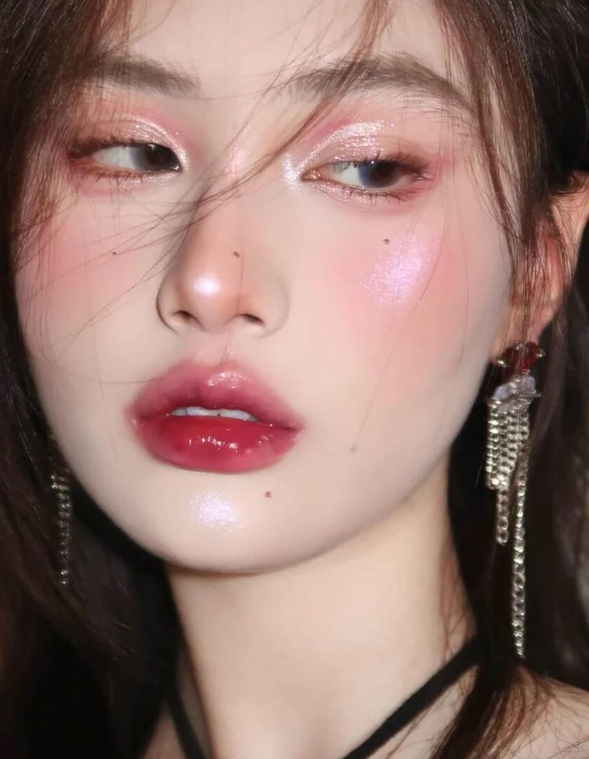 Erinde Liquid Glitter Eyeshadow, Highly Pigmented Shimmer Metallic Eye Makeup, Lightweight Waterproof Texture, Long Lasting Eye Shadow for Women, Colorful Eyeshadow, 1#