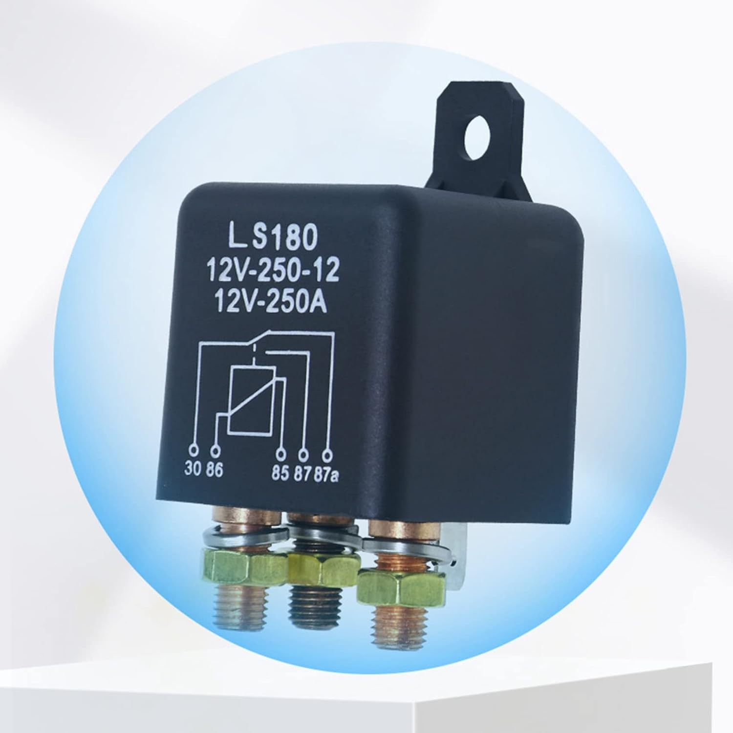 Car Relay 12V 250A Continuous Type High Power Motorcycle Battery Control Switch Terminal Automotive Relay image number 2
