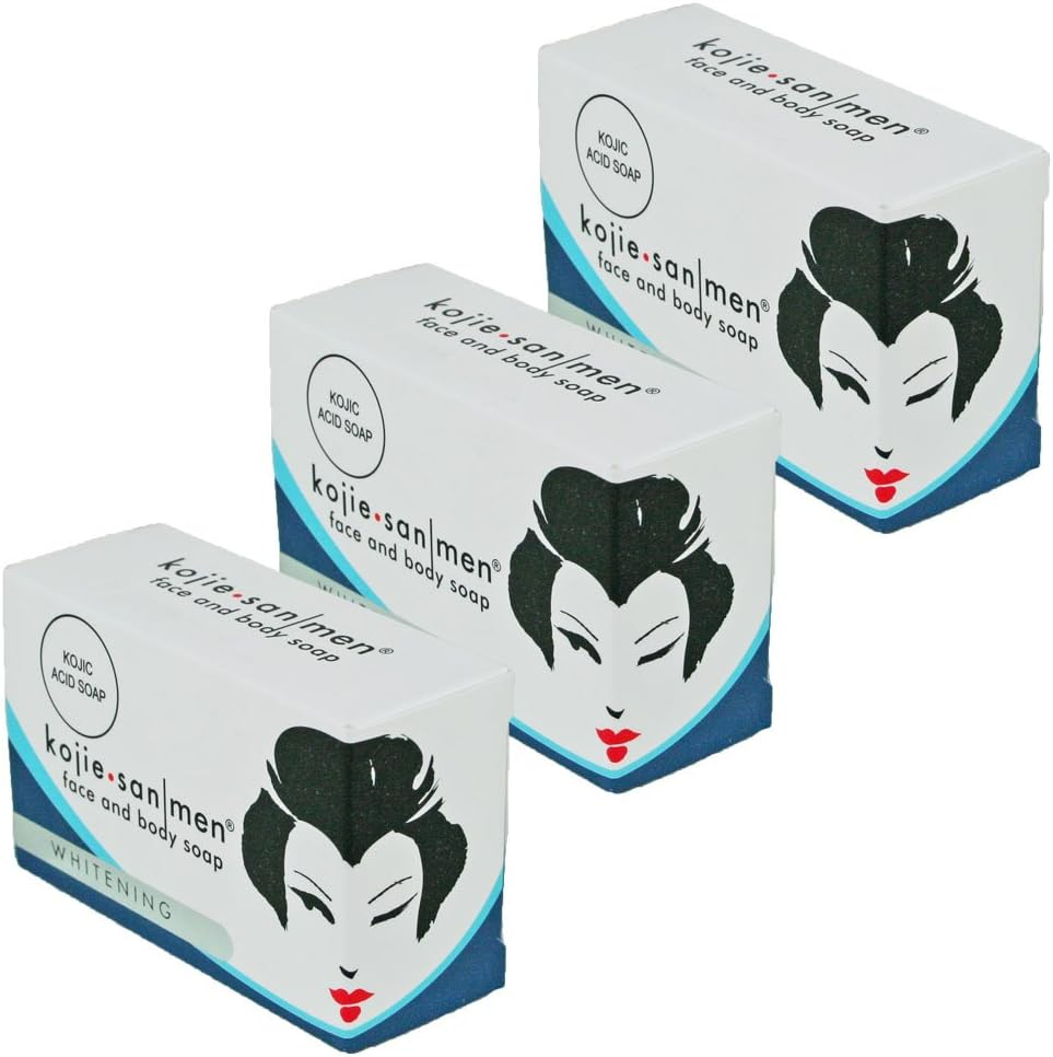 Kojie San Men Lightening Face and Body Soap 135G image number 2