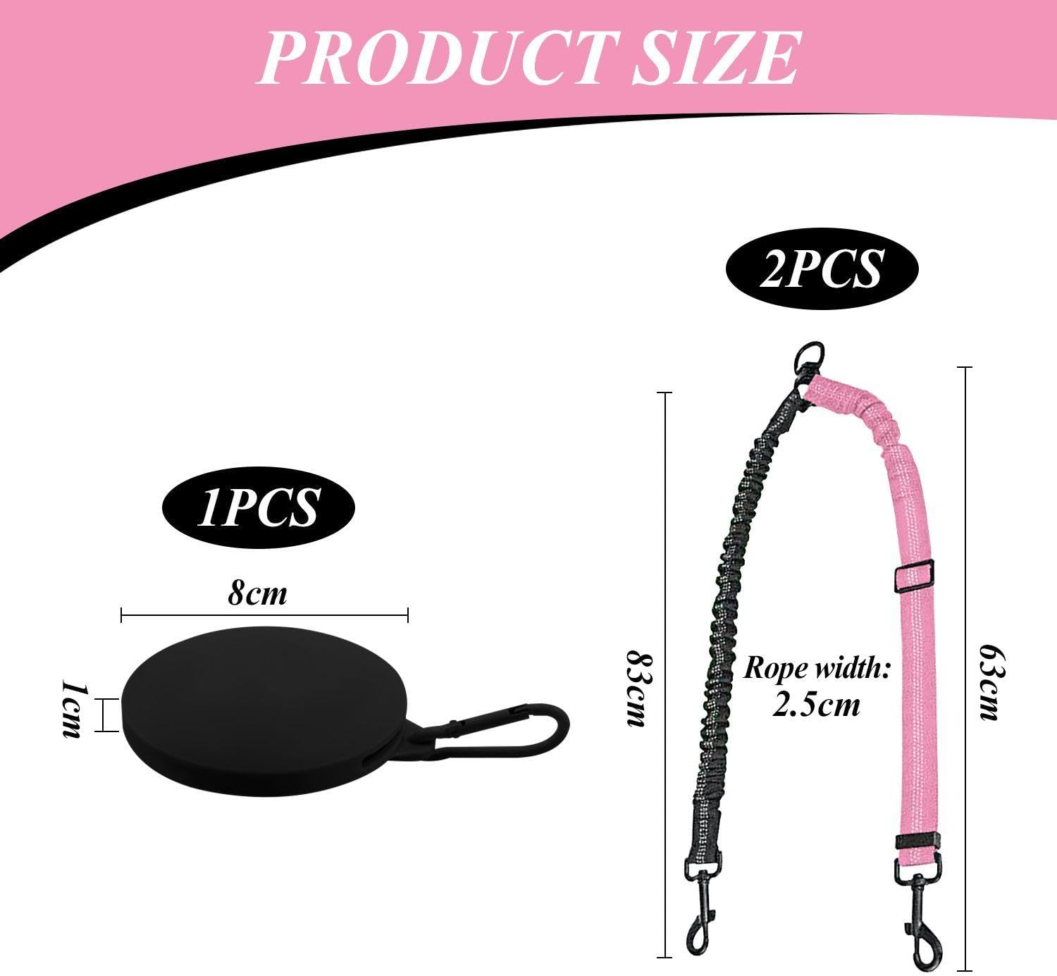 JDNFKG 2 X Double-Headed Dog Dogs and 1 Piece Snack Bag, Outdoor Pet, Adjustable Lead, Training Lead. image number 4