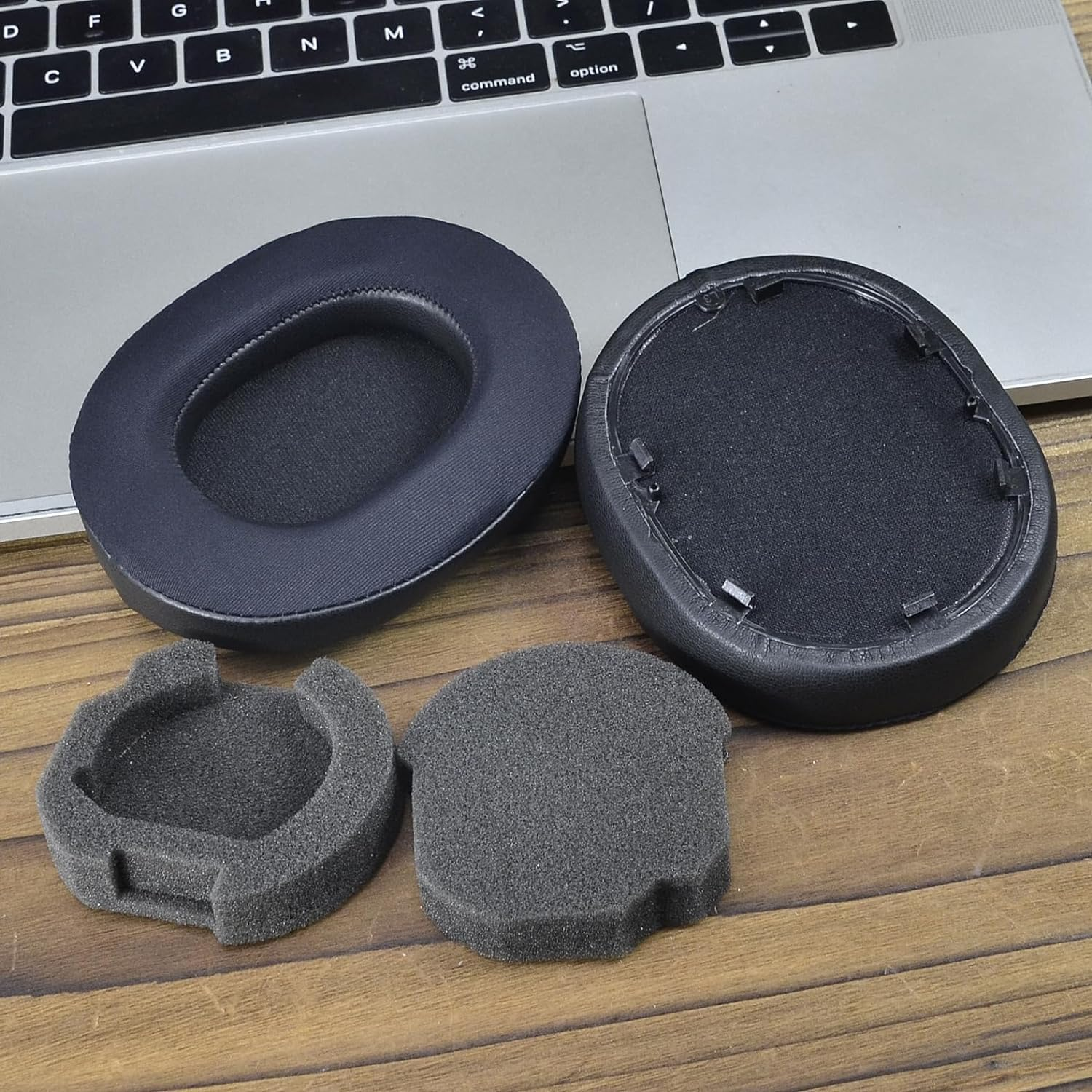 Adhiper Replacement Earpads for Sony WH-1000XM5 Noise Canceling Headphones, Ear Cushions with Soft Cooling Gel,Memory Foam Headphone Earpads(Black) image number 5